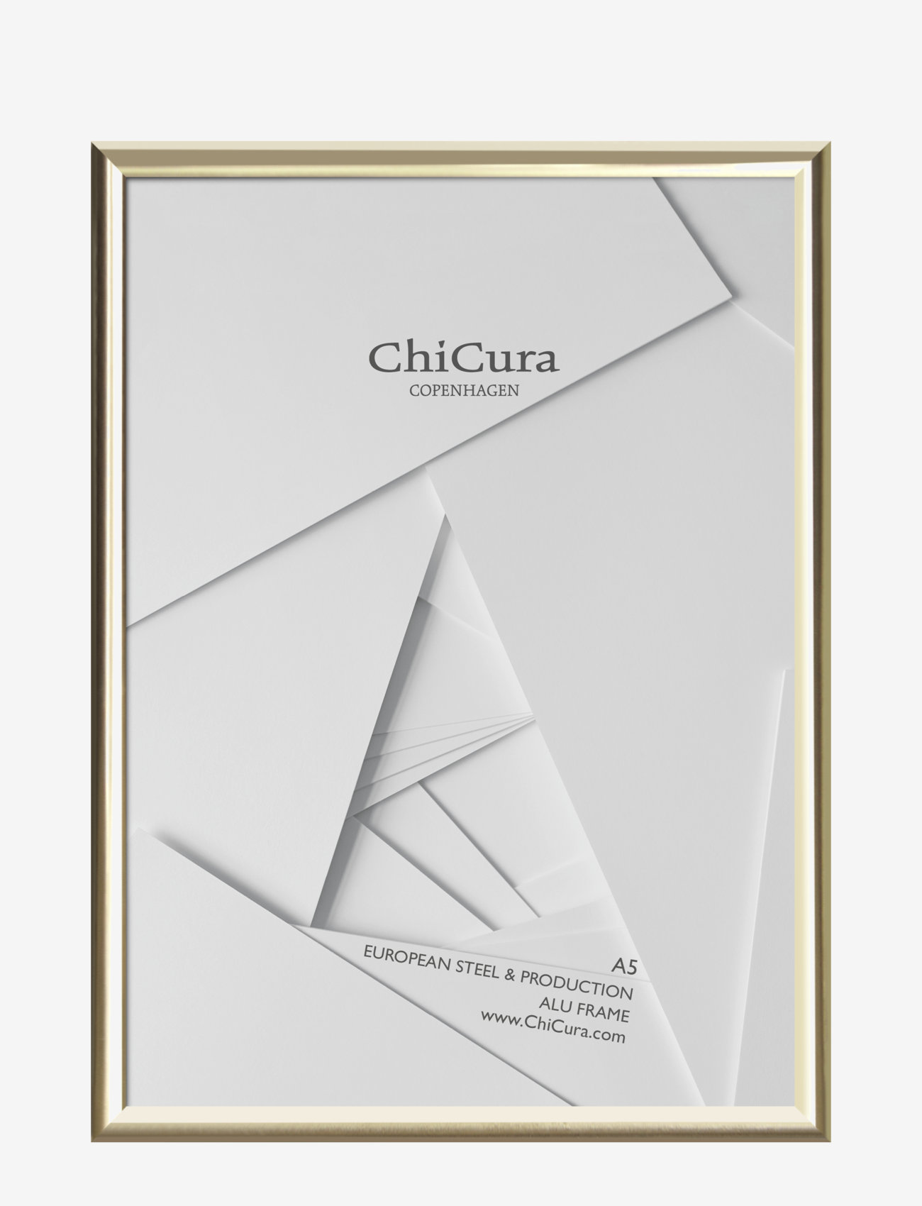 ChiCura - Alu Frame A5 - Acrylic - lowest prices - golden - 0