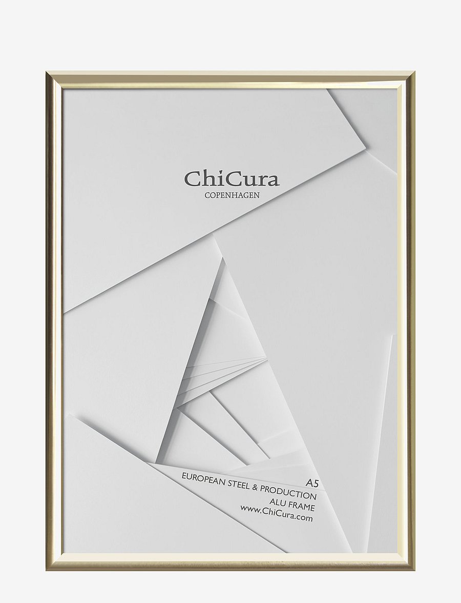 ChiCura - Alu Frame A5 - Glass - pildiraamid - golden - 1