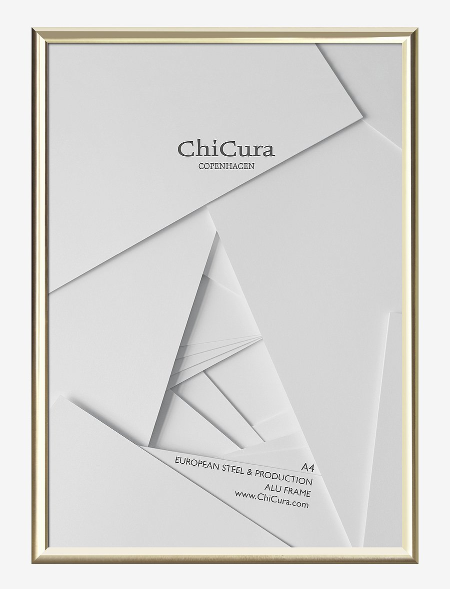 ChiCura - Alu Frame A4 - Acrylic - bilderrahmen - golden - 1