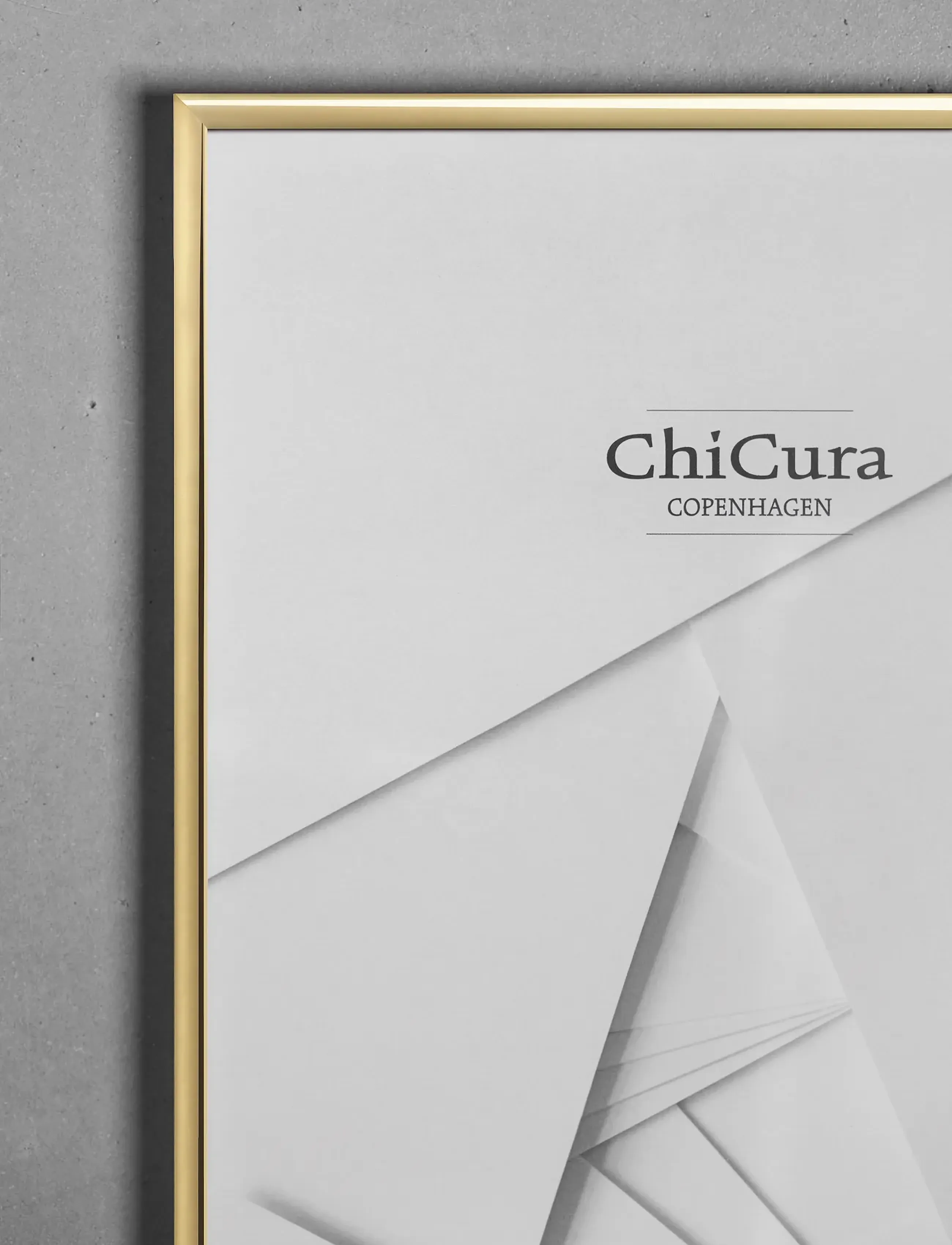 ChiCura - Alu Frame 30x40cm - Acrylic - billedrammer - golden - 2