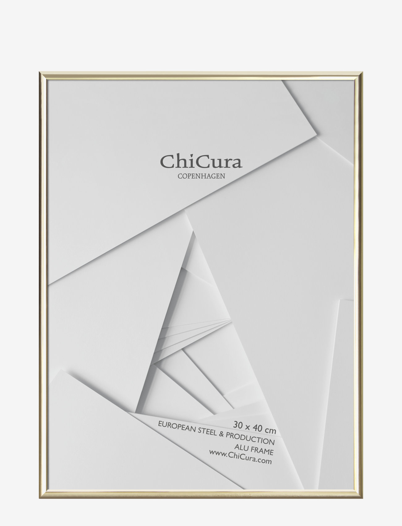 ChiCura - Alu Frame 30x40cm - Glass - mažiausios kainos - golden - 0