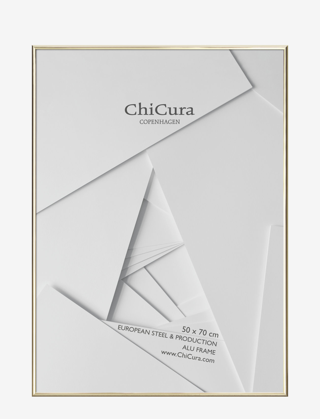 ChiCura - Alu Frame 50x70cm - Acrylic - bilderrahmen - golden - 1