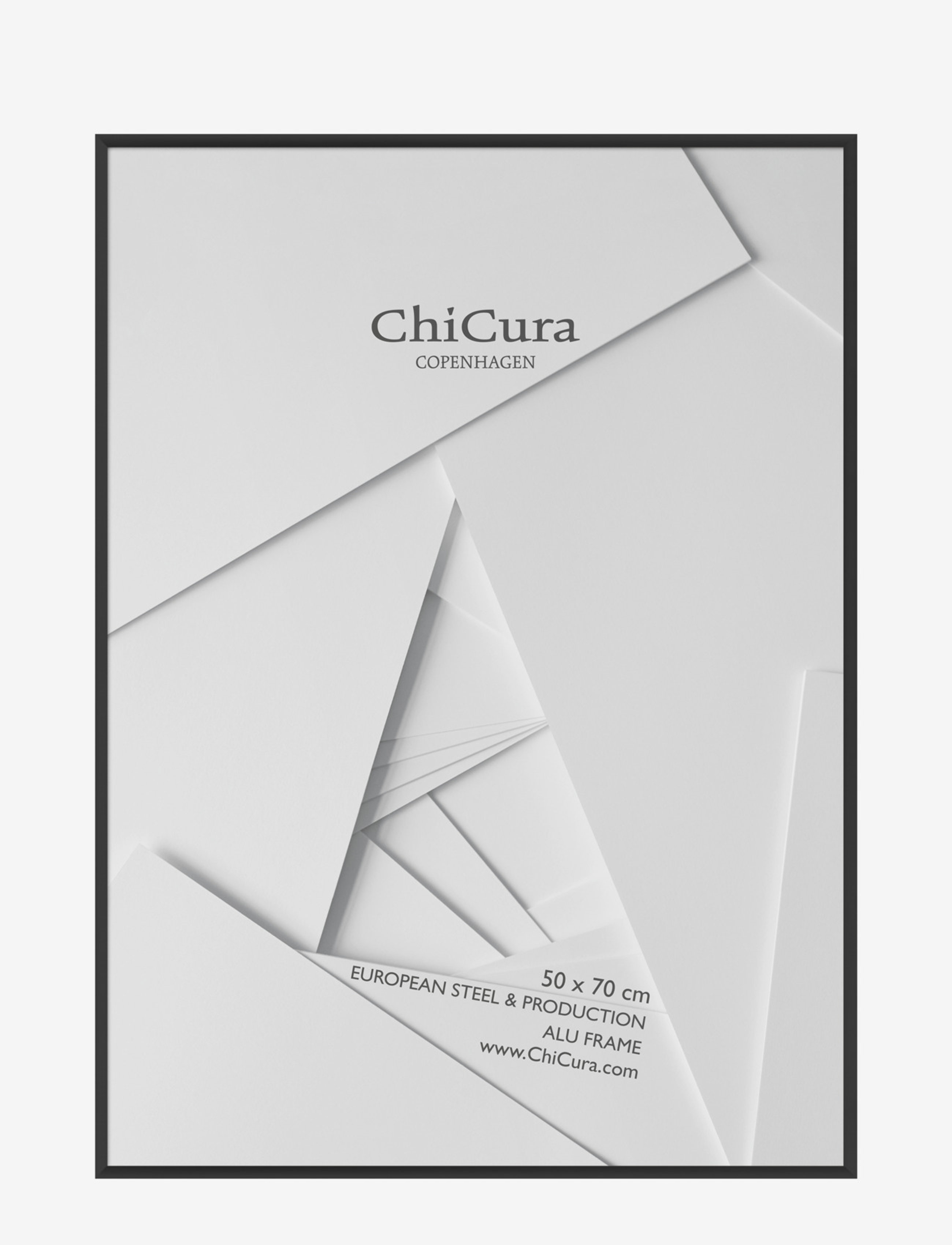 CHICURA Alu Frame 50X70Cm - Acrylic Schwarz - 50X70CM - Unisex
