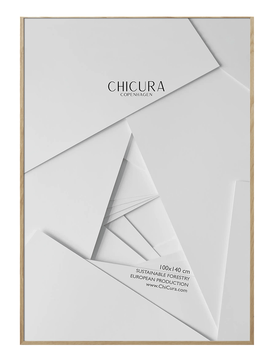 ChiCura - Wooden Frame - 100x140cm - Oak - Ac - plakater & rammer - oak - 1