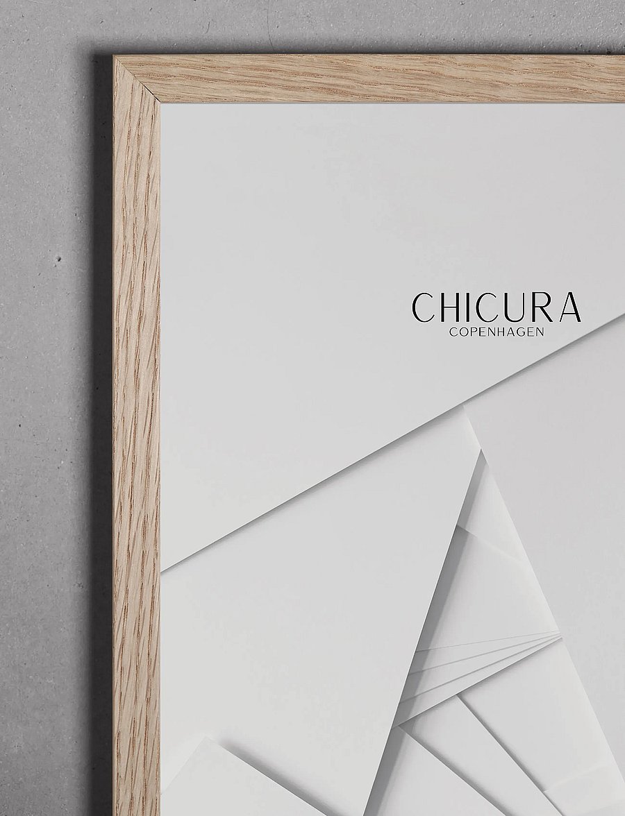 ChiCura - Wooden Frame - 100x140cm - Oak - Ac - plakater & rammer - oak - 2