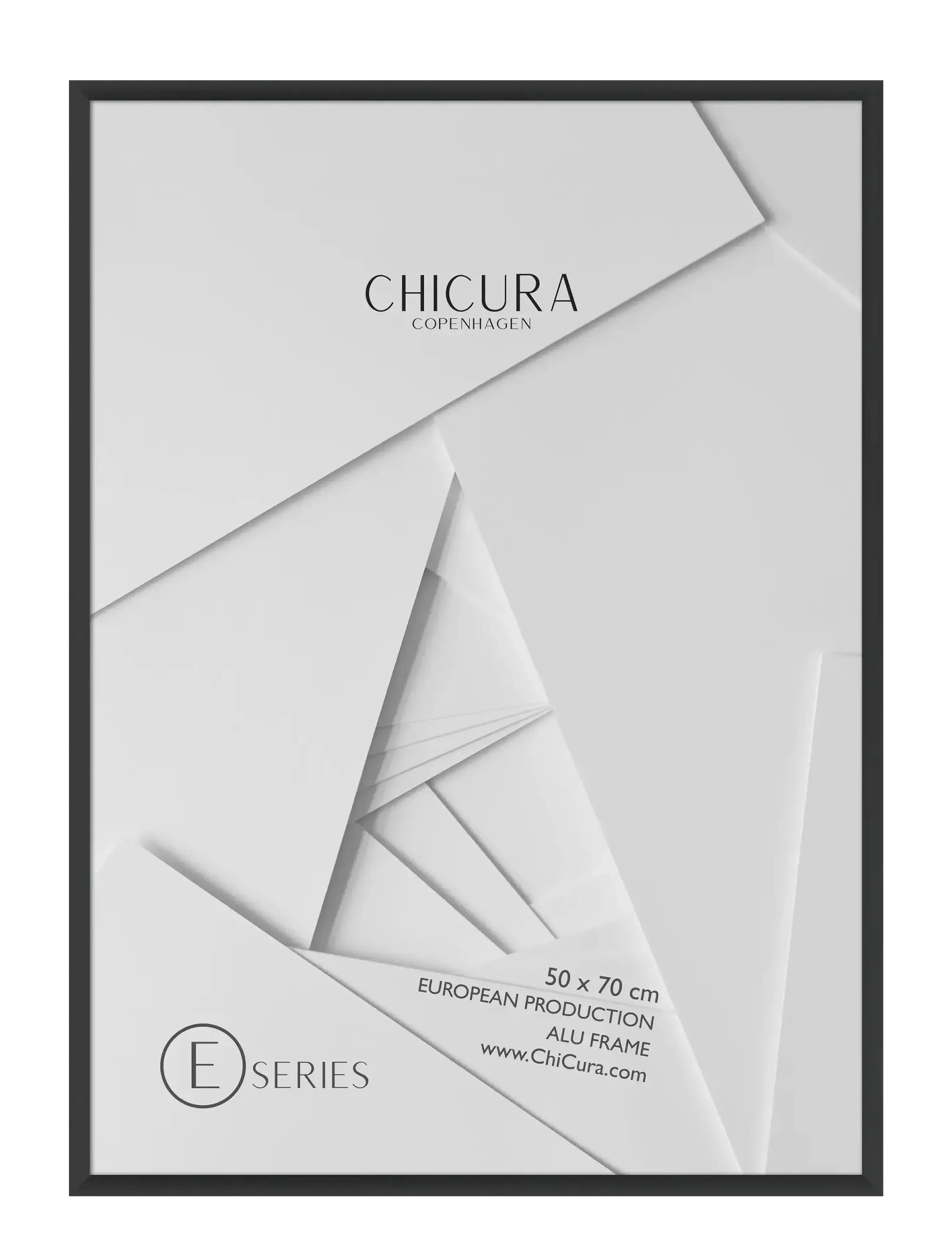 CHICURA Alu Frame E - Schwarz - Acrylic Schwarz - 50X 70CM - Unisex