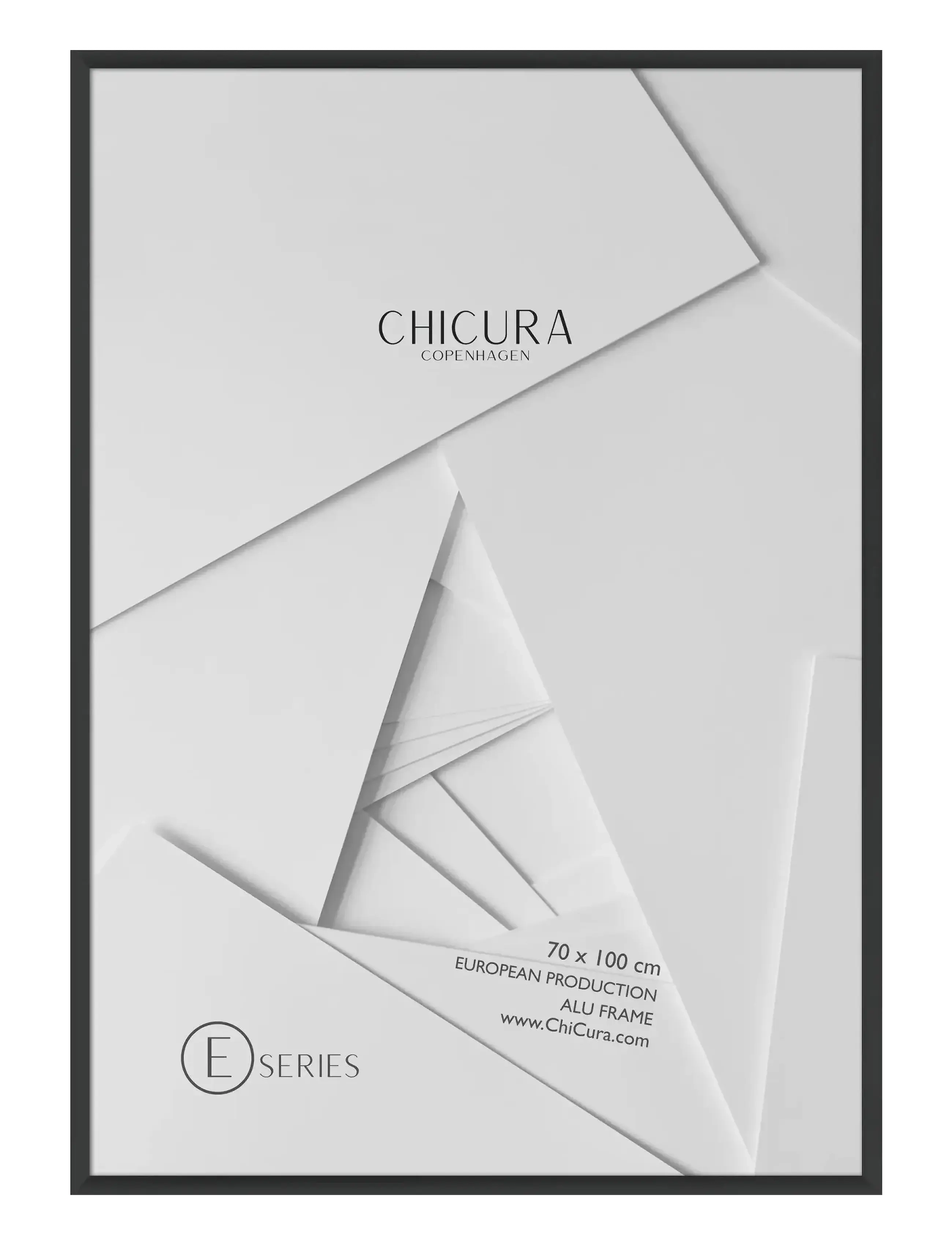 CHICURA Alu Frame E - Schwarz - Acrylic Schwarz - 70X 100CM - Unisex