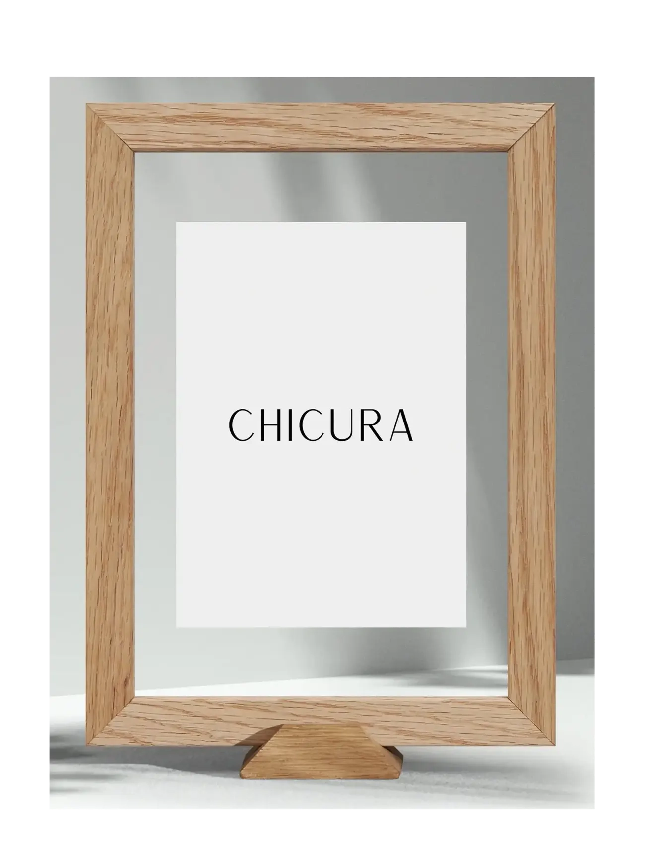 ChiCura Linia Frame incl. Stand - Tavelramar - OAK / natural