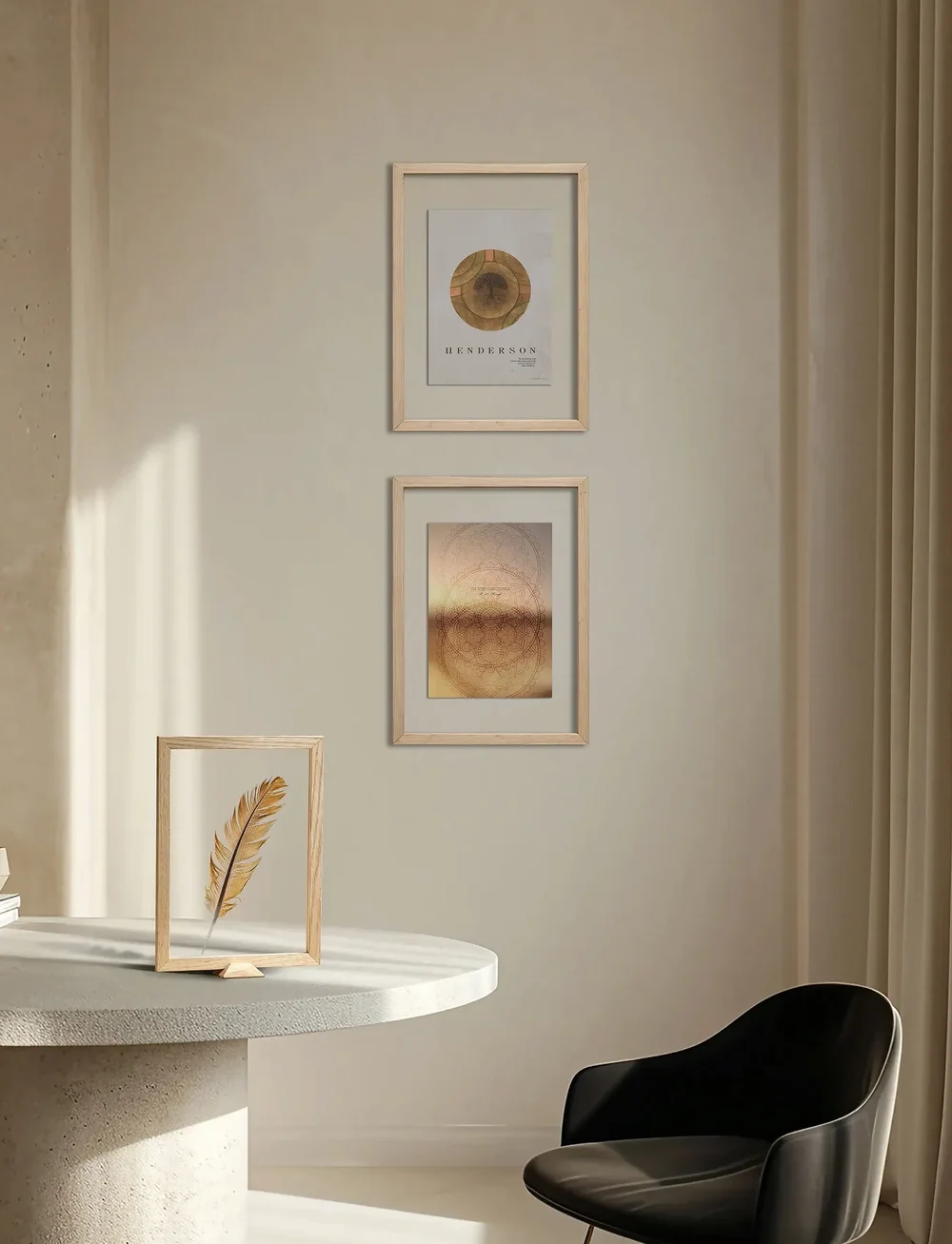 ChiCura - Linia Frame - A4 - Oak - köp efter pris - oak - 2