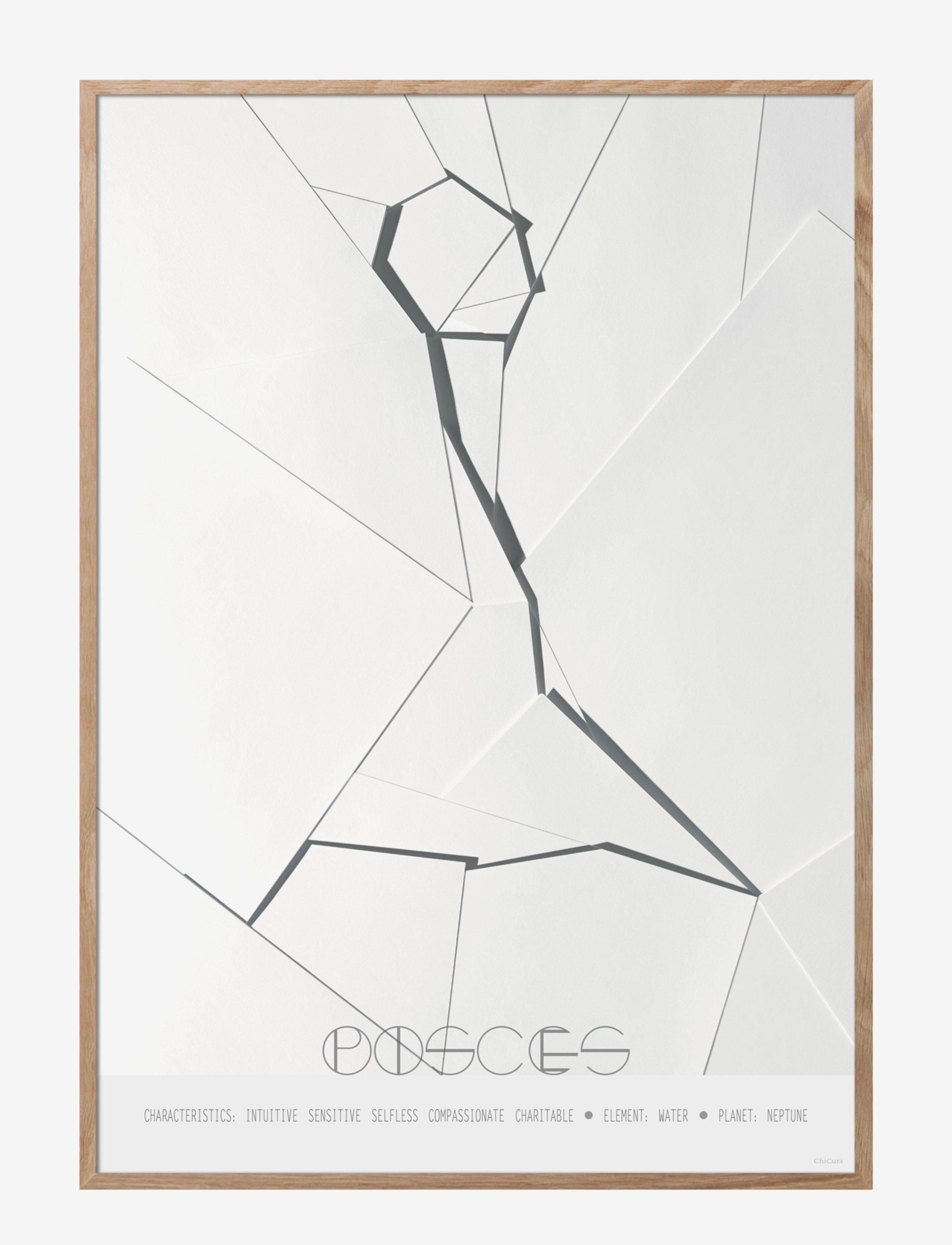 CHICURA Pisces - The Fish Patterned - 29.7X42CM - Unisex