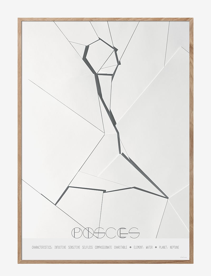 ChiCura - Pisces - The Fish - graafilised mustrid - multiple color - 1