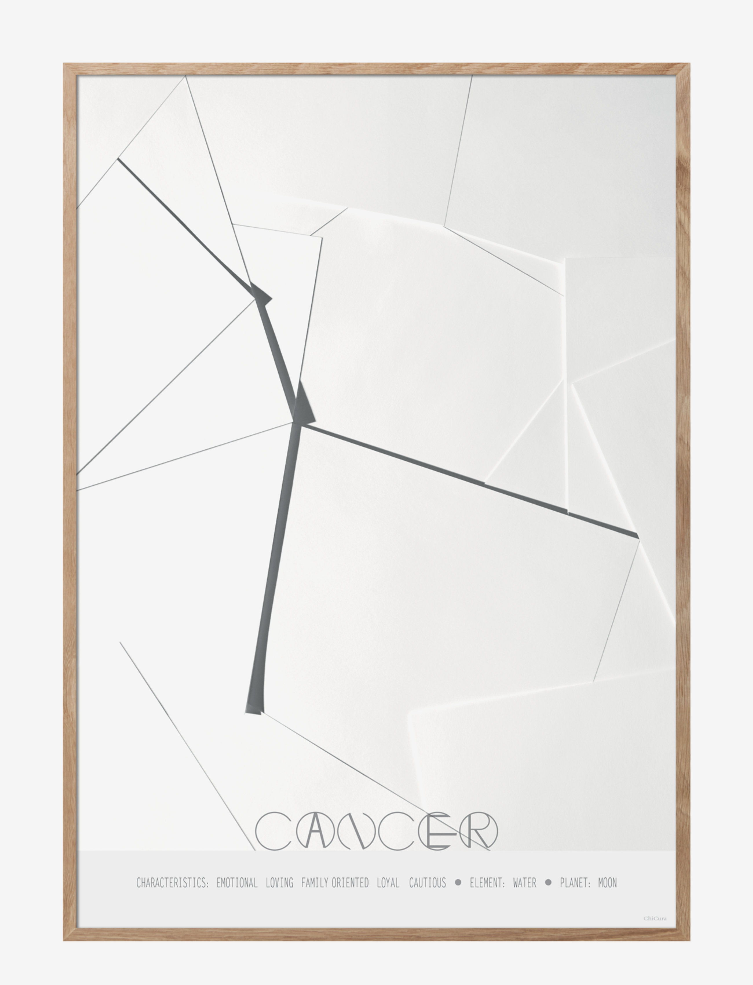 CHICURA Cancer - The Crab Patterned - 50X70CM - Unisex