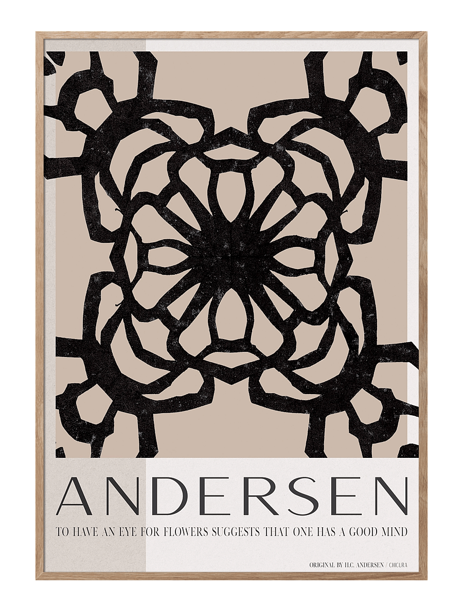 ChiCura - H.C. Andersen - Flower Mind - grafische muster - 1. english poster quotes - 1