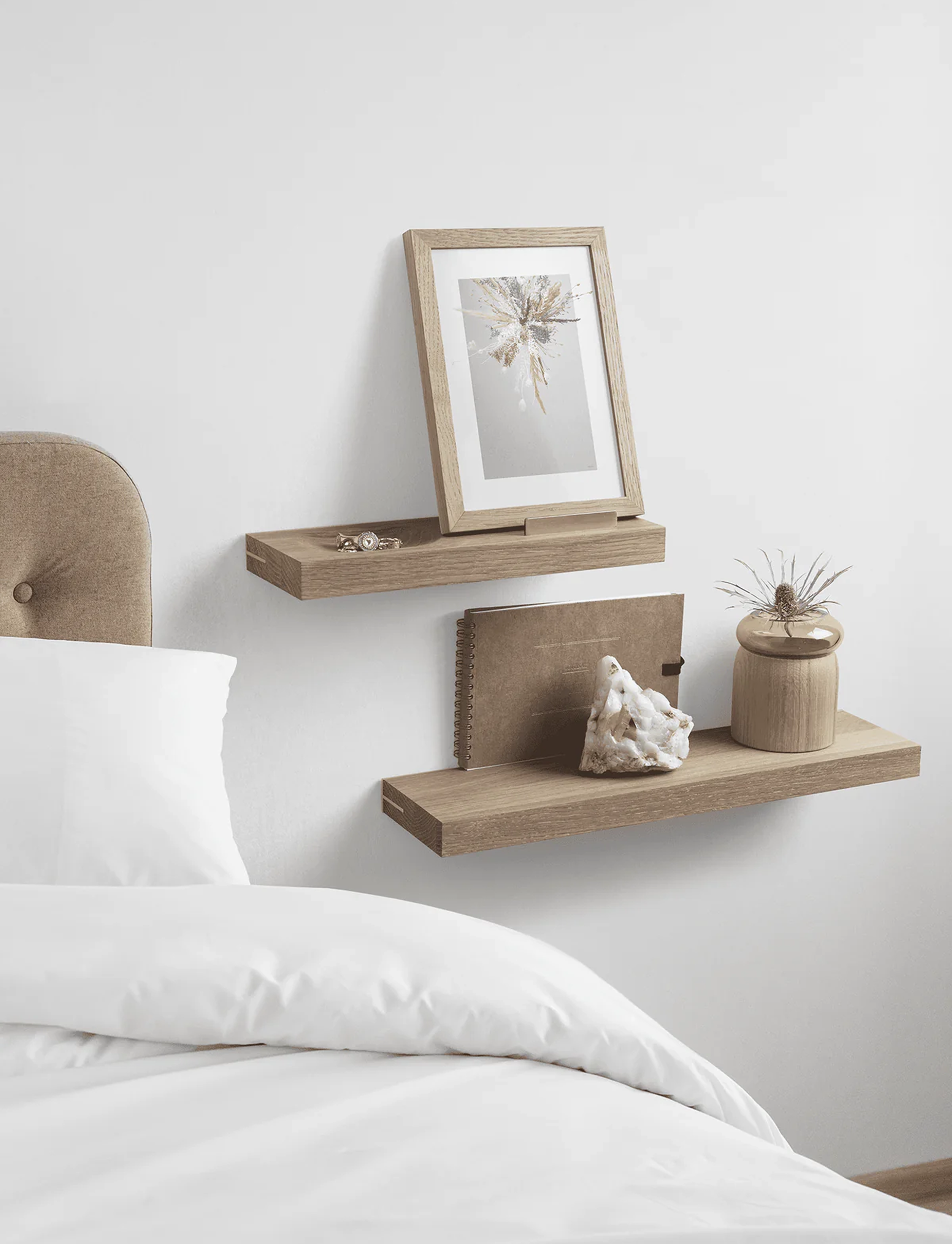 ChiCura Tabula Shelf Cc4 Oak 30 Cm, L:30 cm, Furniture, Braun - Shelves, Homeware