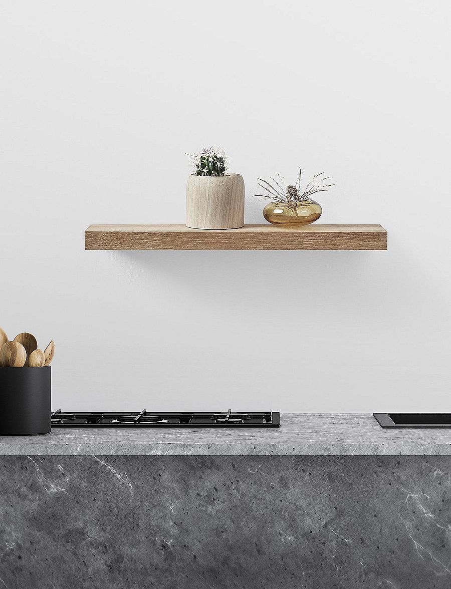 ChiCura - Tabula Shelf CC2 - 30 cm - regale und verwahrung - oak - 4
