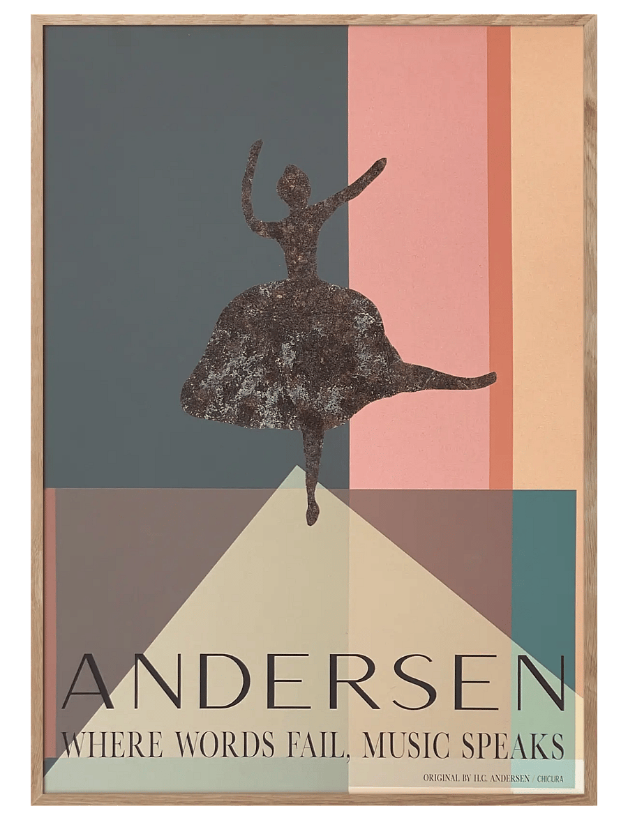 ChiCura - H.C. Andersen - Music Speaks - graafilised mustrid - multiple color - 1