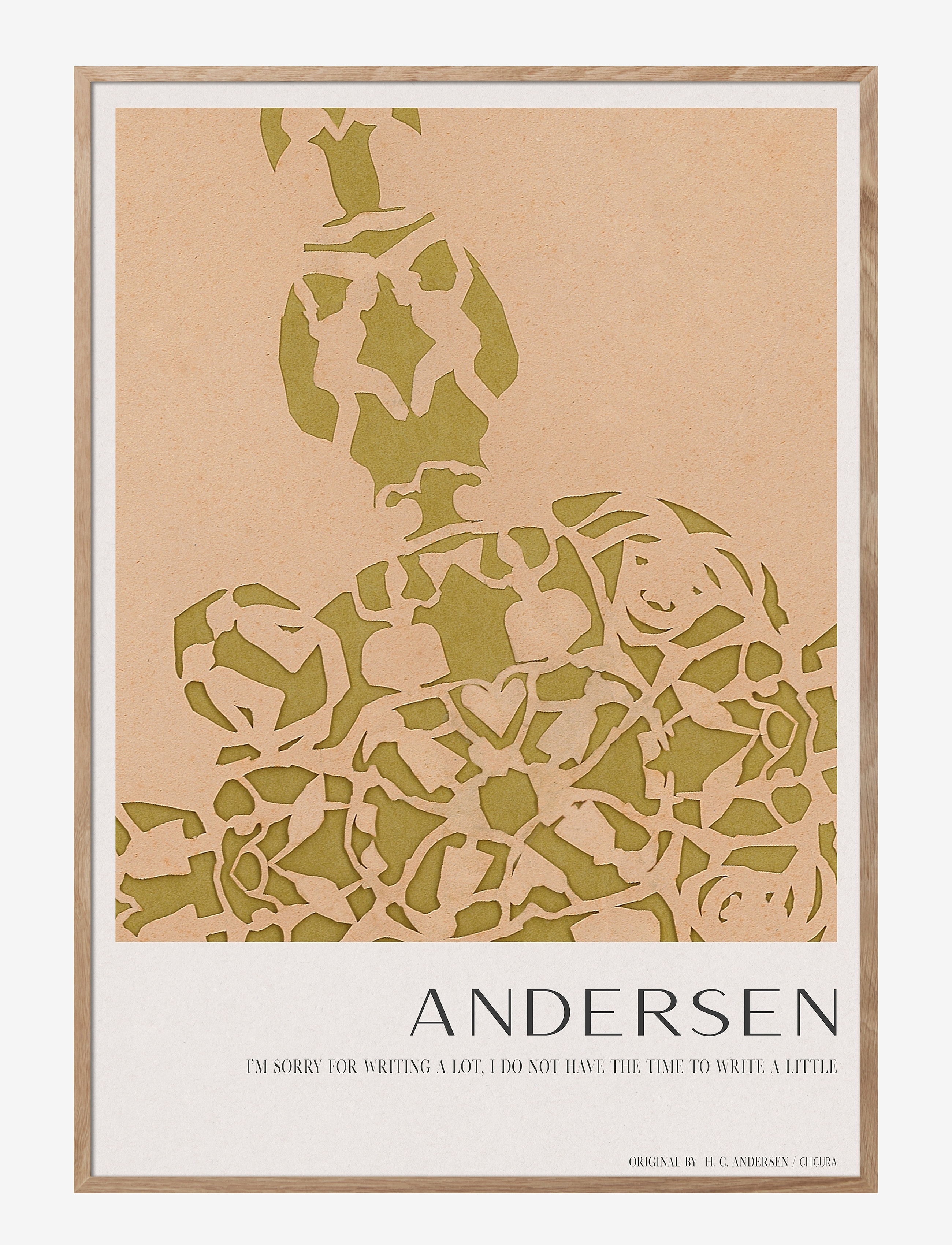 ChiCura H.c. Andersen In Progress, Graphical Patterns, Multi/mønstret, Str: 100X140CM