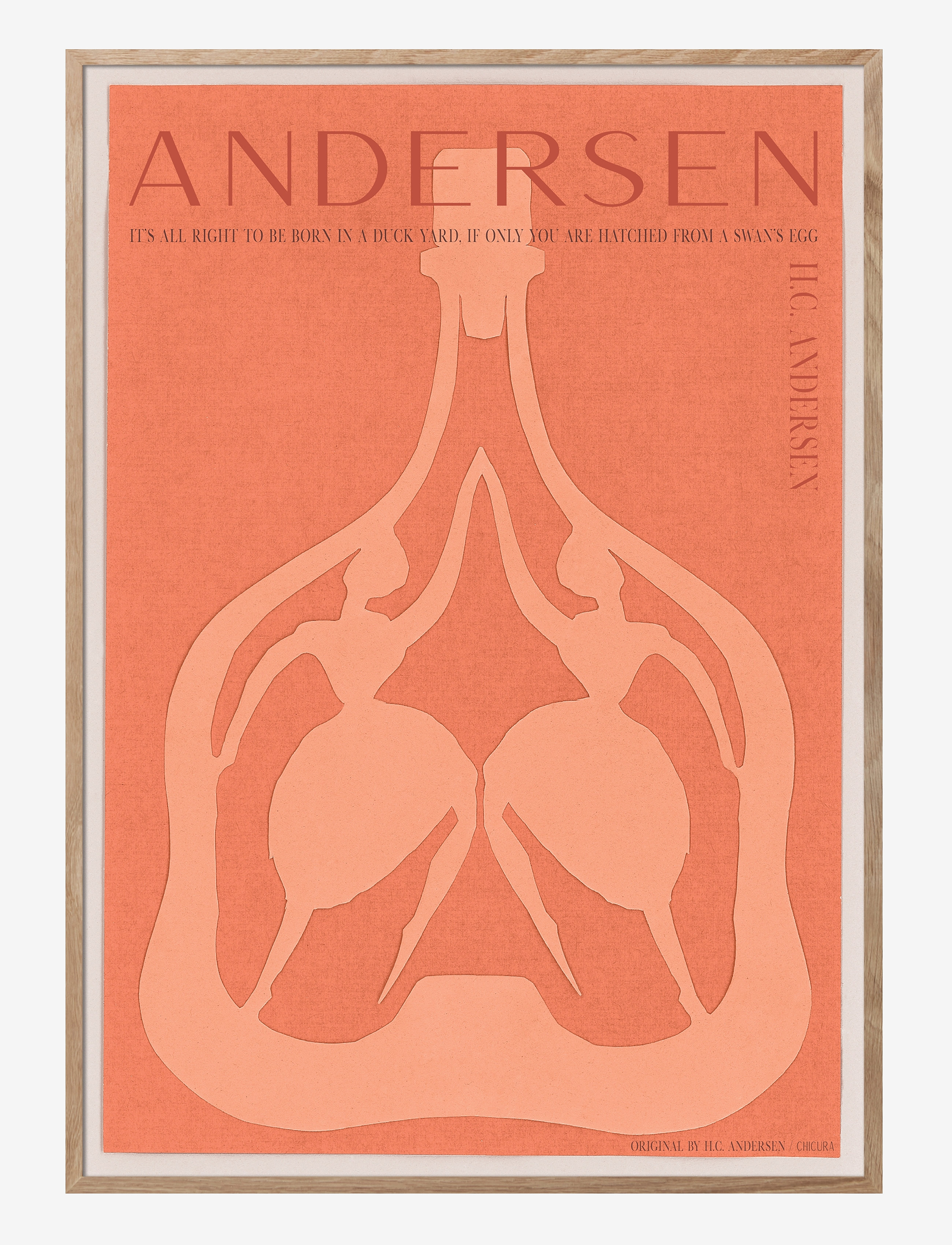 CHICURA H.c. Andersen - No Limit - Peach Orange - 100X140CM - Unisex