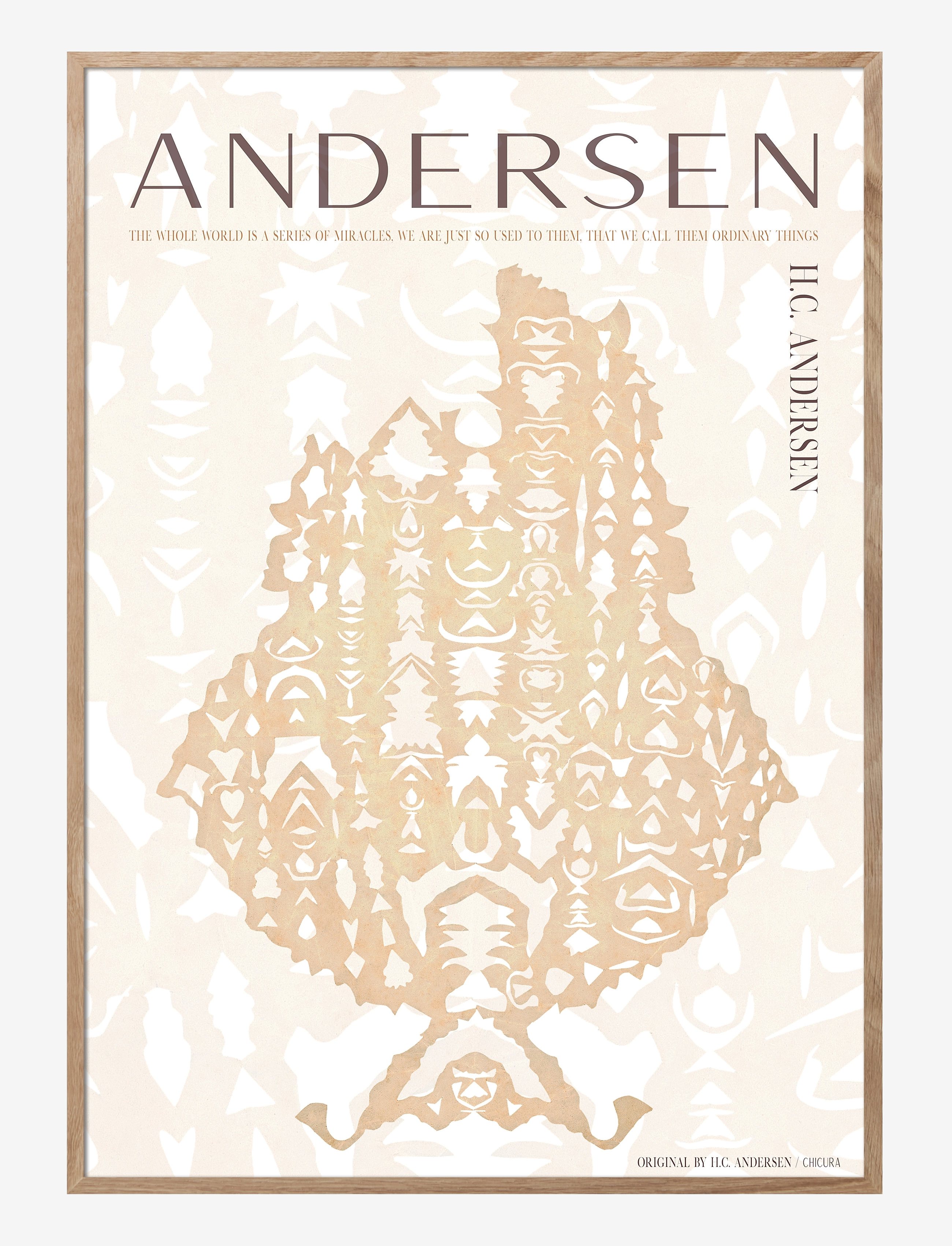ChiCura H.C. Andersen - Fragment - Poster & Rahmen - 1. ENGLISH POSTER QUOTES / multi