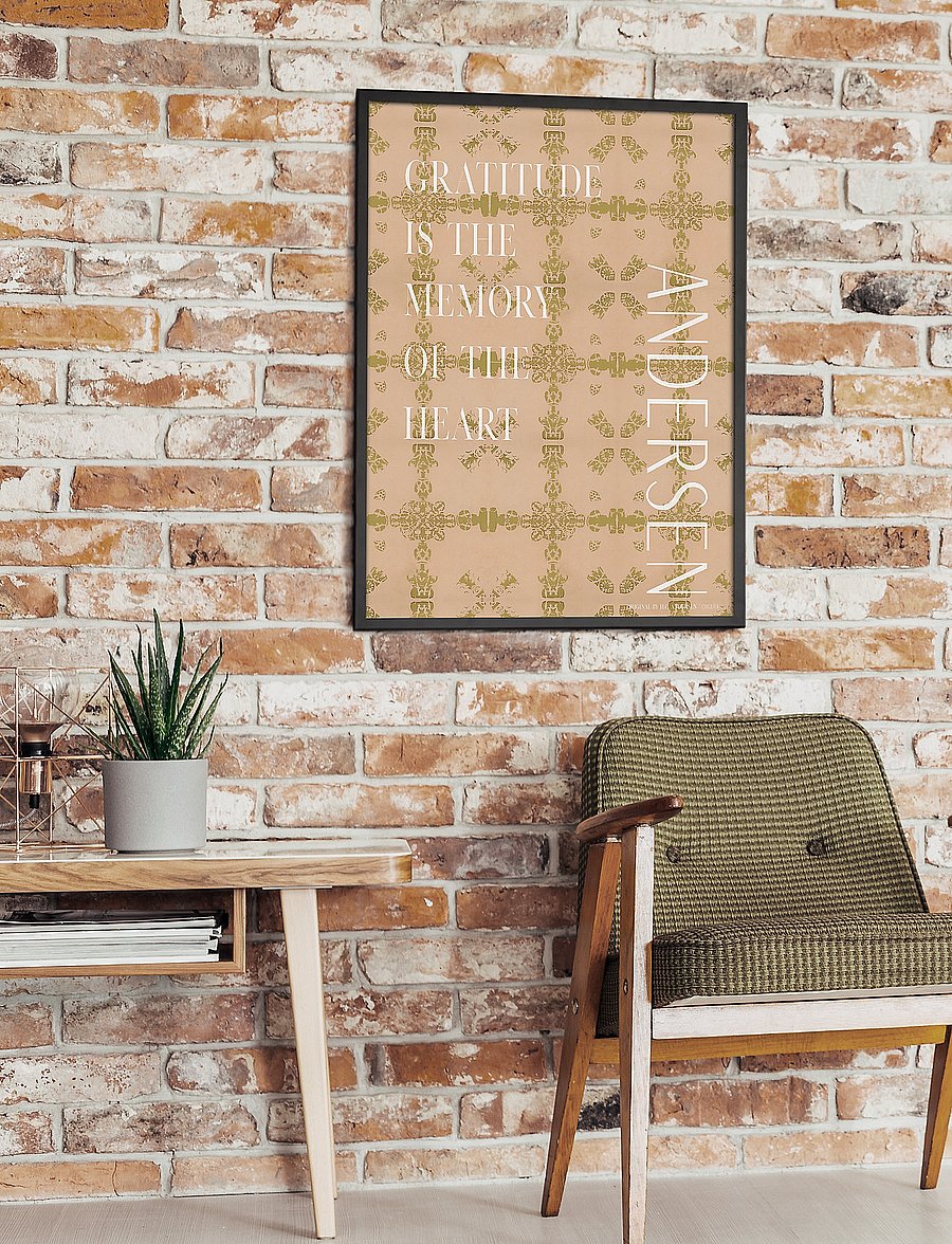 ChiCura - H.C. Andersen - Gratitude - graafilised mustrid - multiple color - 2