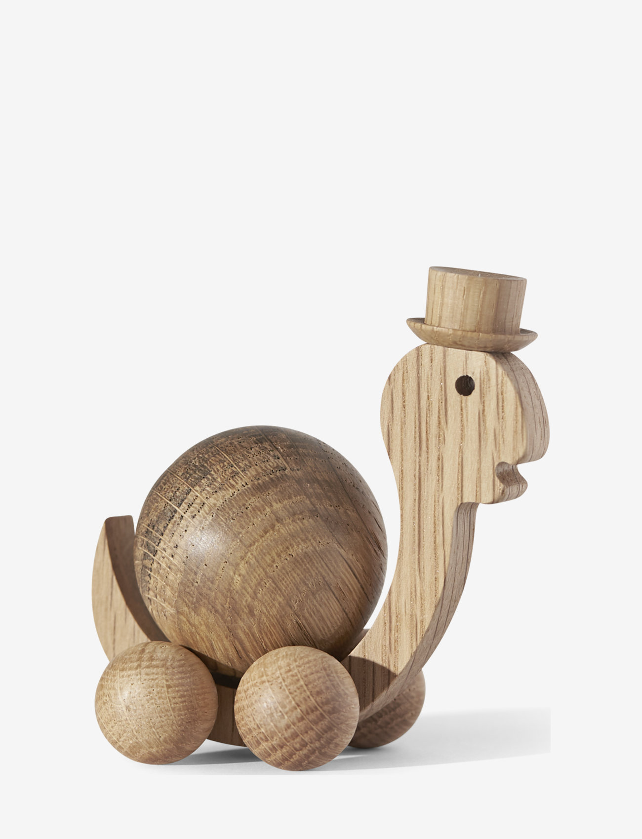 ChiCura - Spinning Turtle - Small - wooden figures - oak - 0