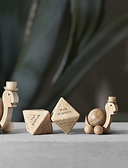 ChiCura - Spinning Turtle - Small - houten figuren - oak - 3