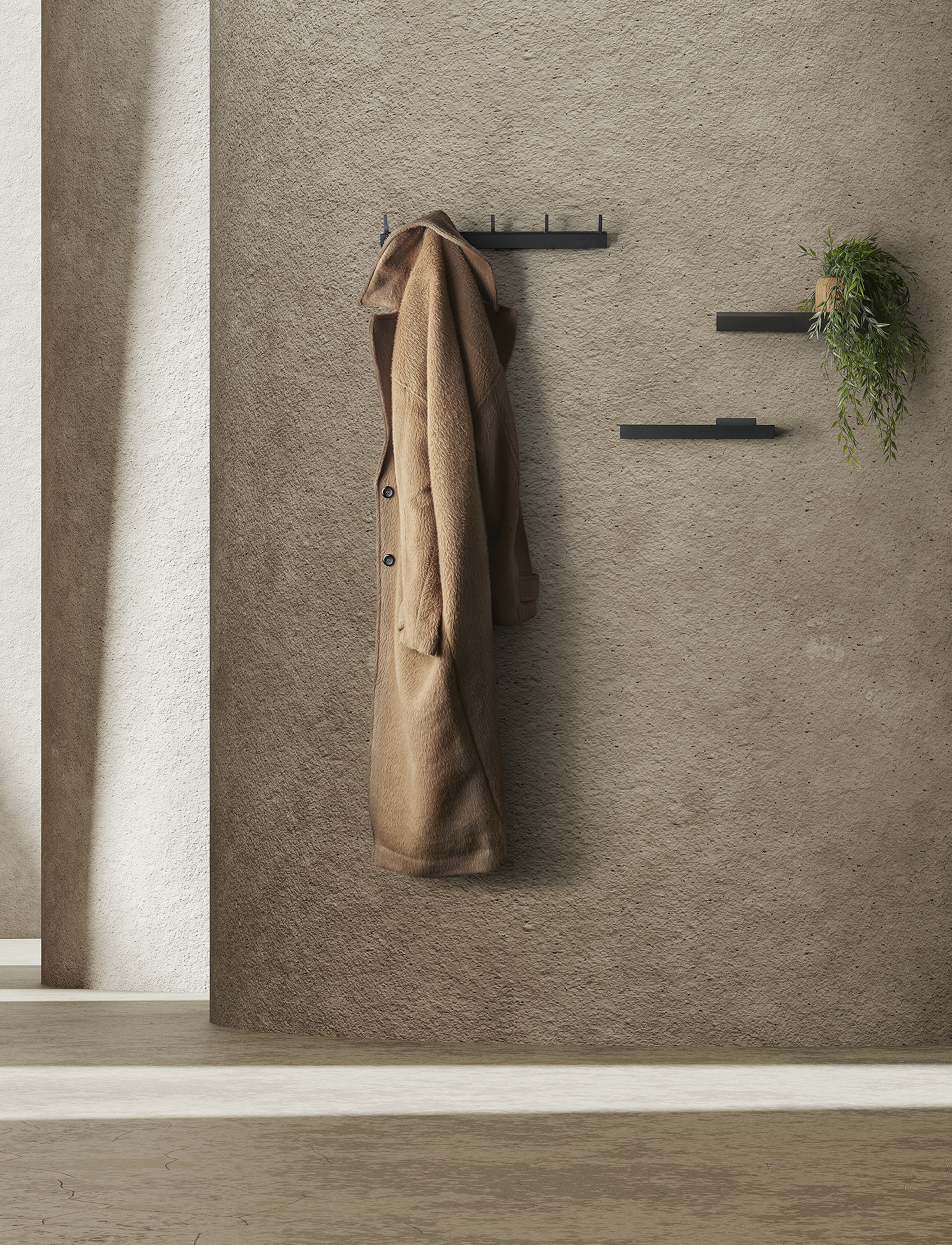 ChiCura Tabula Rack Black, One Size, Furniture, Schwarz - Coat Hooks & Racks, Homeware