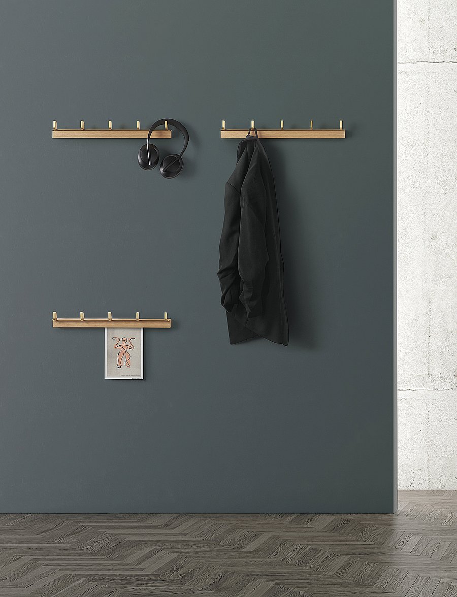 ChiCura - Tabula Rack Oak - riputuskonksud ja nagid - oak/golden - 4