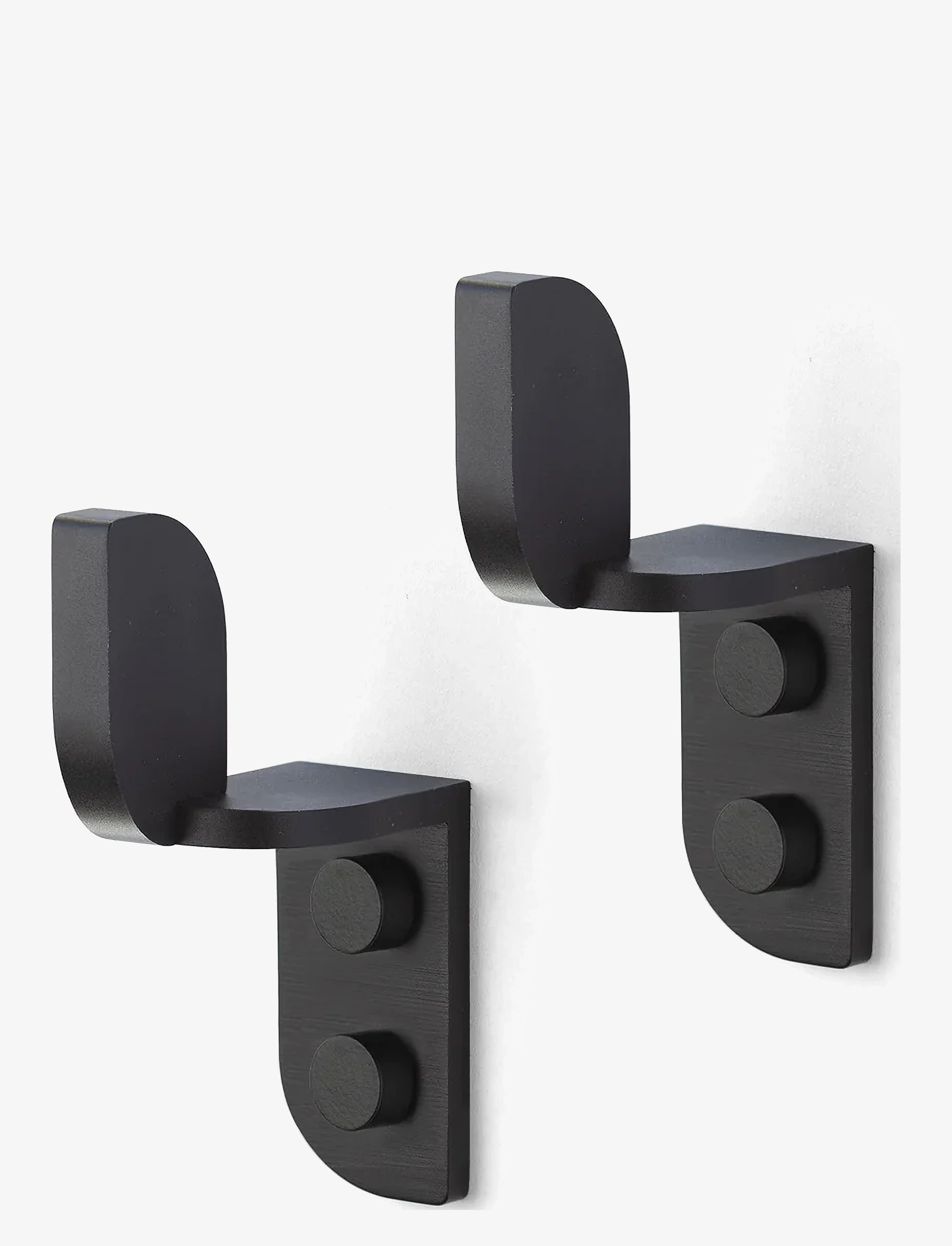 ChiCura Tabula Wall Hooks Black (2 Pcs.), Krog, Sort, Str: ONE SIZE