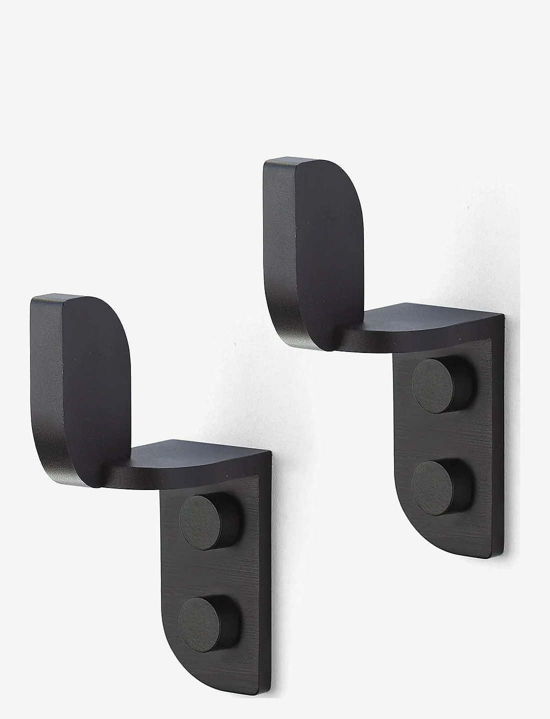 ChiCura Tabula Wall Hooks Black 2 Pcs. Krokar Knoppar Boozt