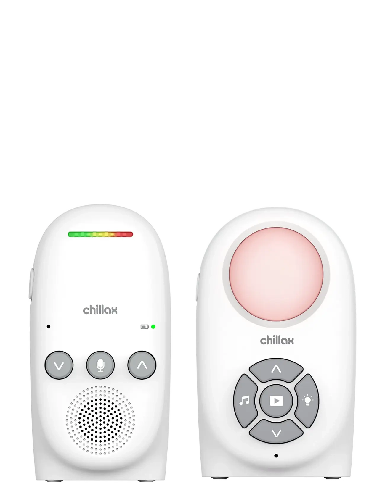 Chillax Baby 210 Audio Baby Monitor With Nigh Light, One Size, White, Baby Safety > Monitors, Børn