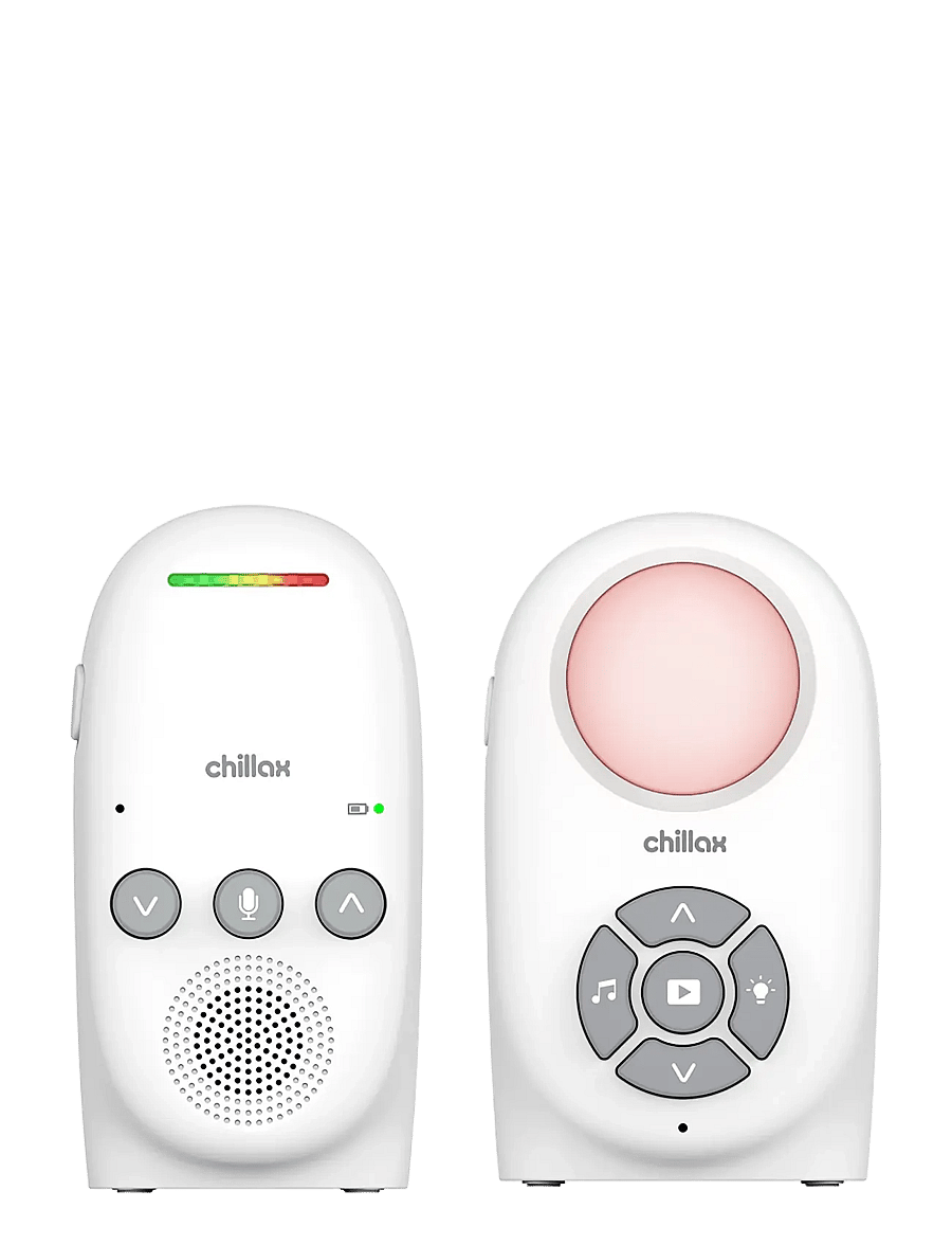 Chillax - Baby 210 Audio Baby Monitor with Nigh Light - babyalarmer - white - 0