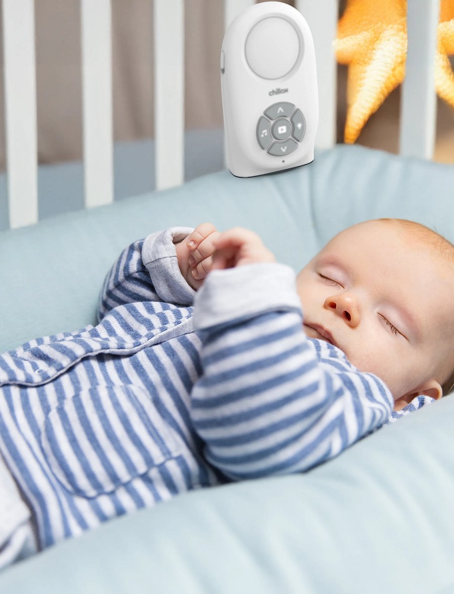 Chillax - Baby 210 Audio Baby Monitor with Nigh Light - babymonitor - white - 3