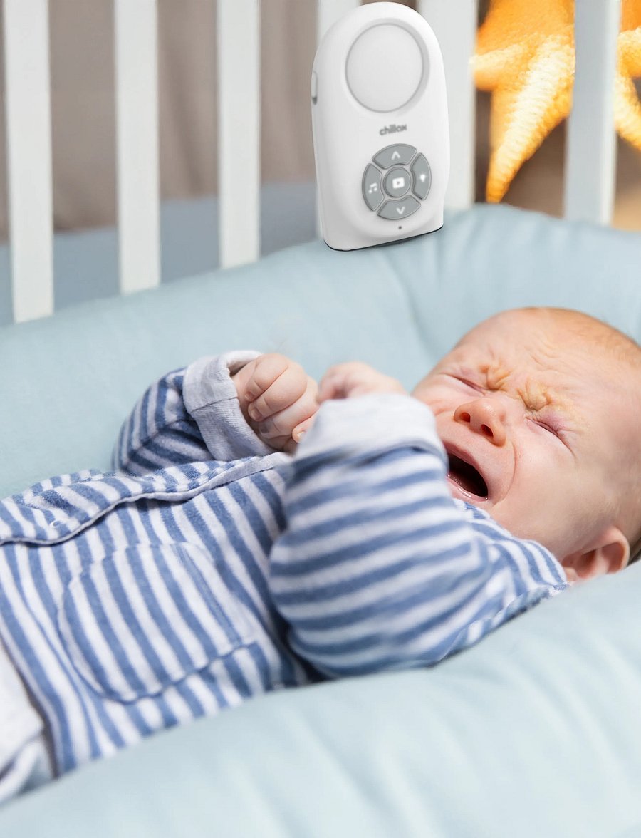 Chillax - Baby 210 Audio Baby Monitor with Nigh Light - babymonitor - white - 4