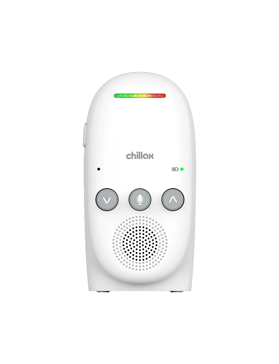 Chillax - Baby 210 Audio Baby Monitor with Nigh Light - babyalarmer - white - 4
