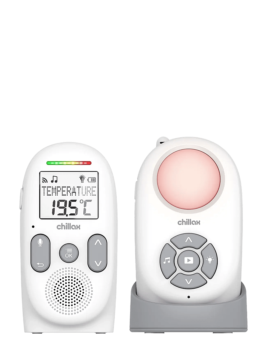 Chillax - Baby 360 Audio Baby Monitor with Portable Baby and Parent units - babyphone - white - 1