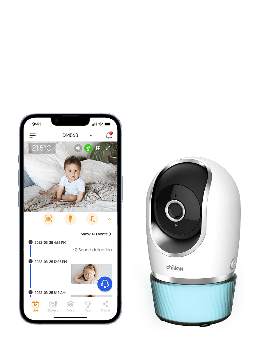 Chillax - Candle Cam - babyalarmer - white - 1