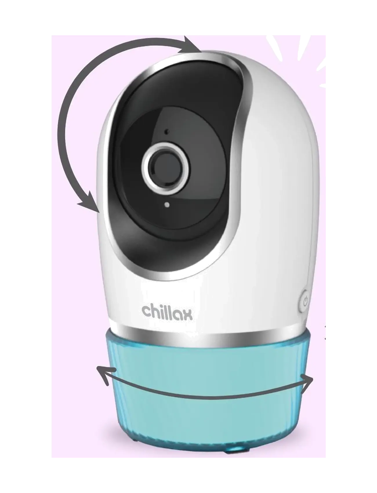 Chillax - Candle 5" Connected Video Baby Monitor - babyalarmer - white - 5