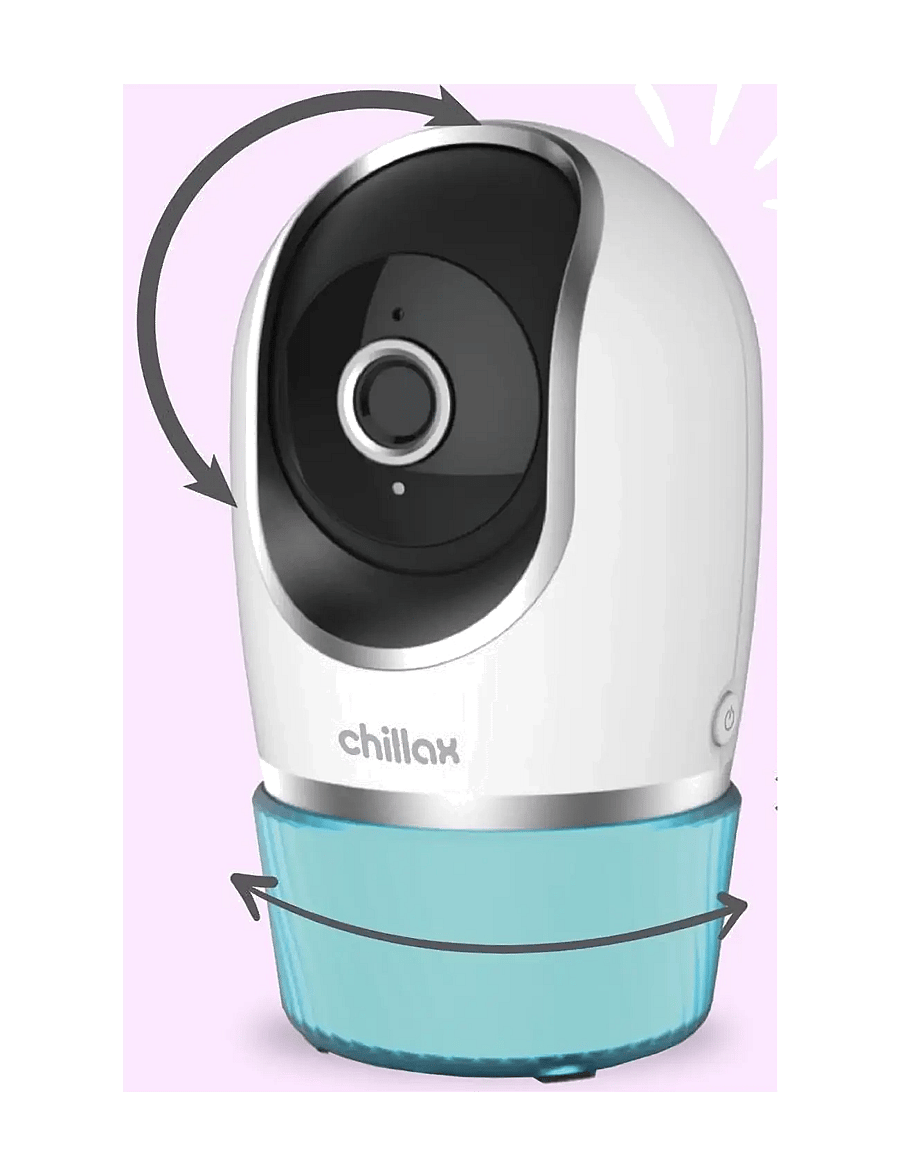 Chillax - Candle 5" Connected Video Baby Monitor - babyalarmer - white - 5