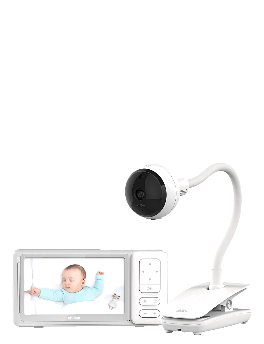 Chillax - Giraffe Clip 5" Connected Video Baby Monitor - babyalarmer - white - 1