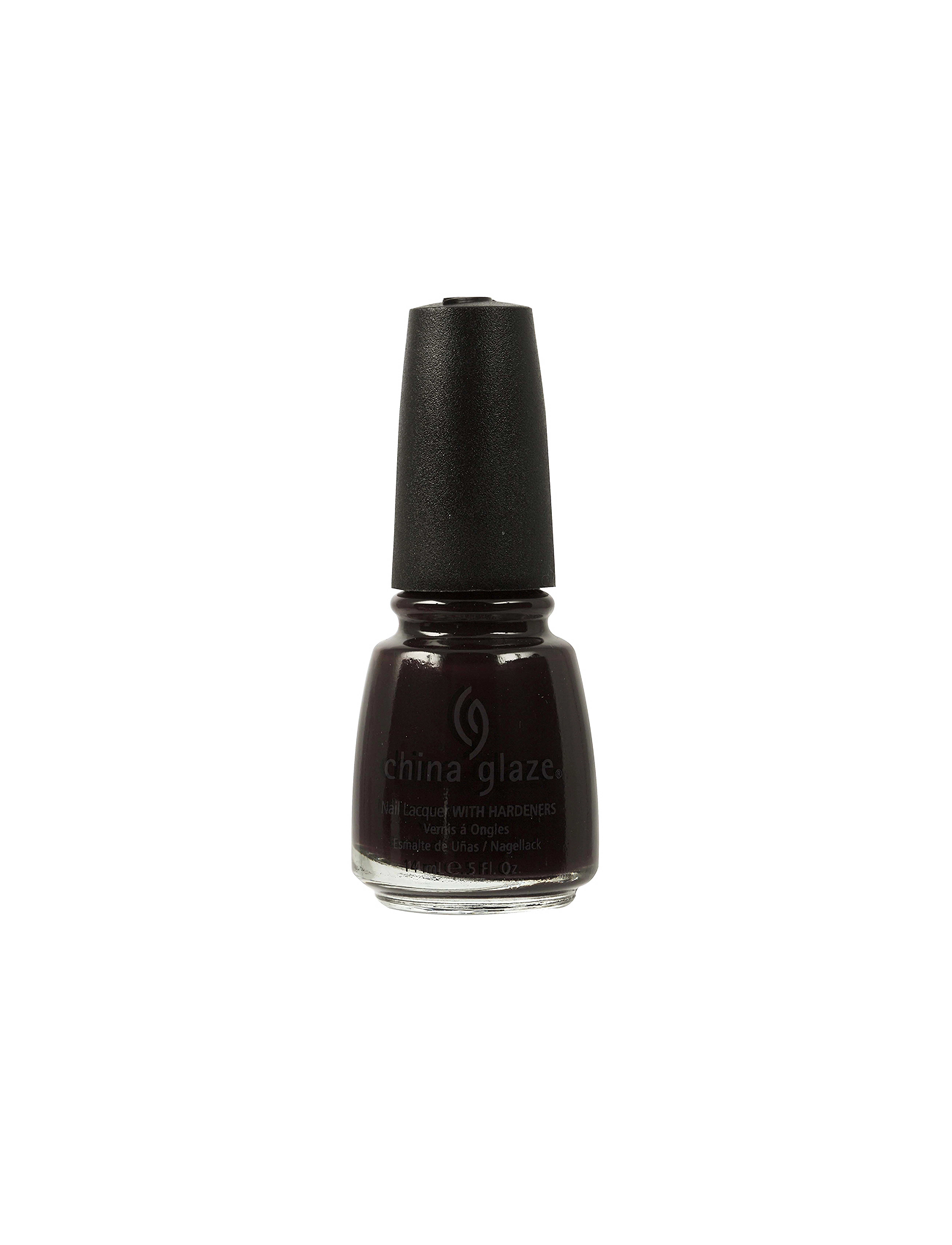 China Glaze Nail Lacquer, Neglelak, Sort, Str: 14 ml