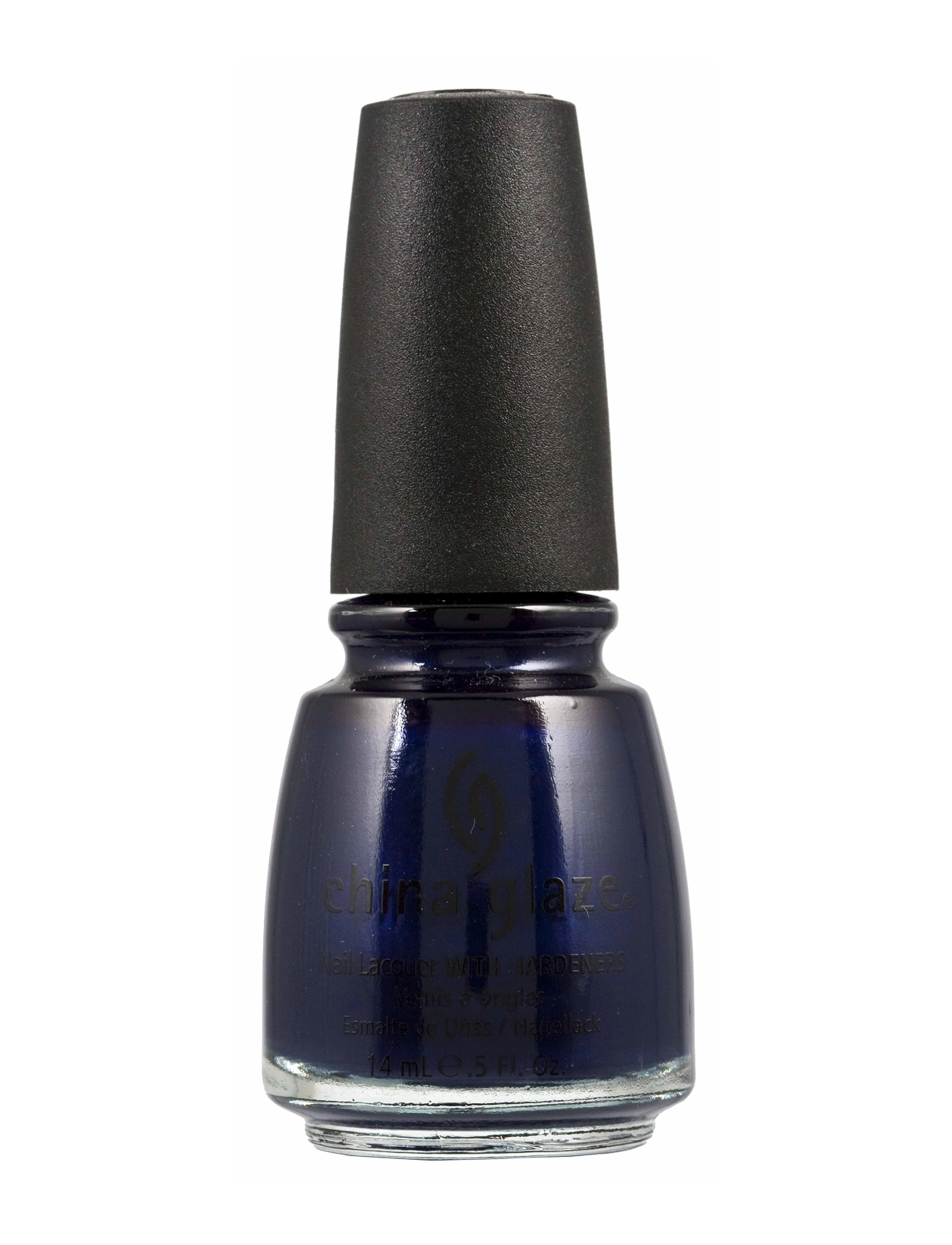 China Glaze Nail Lacquer, Neglelak, Sort, Str: 14 ml