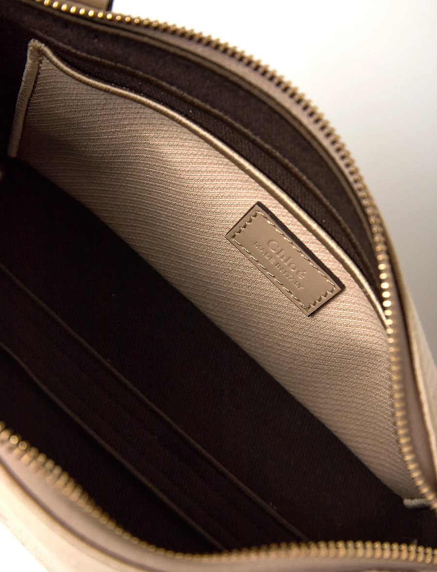 Chloé - Carry Shoulder Bag - töskur - beige - 4