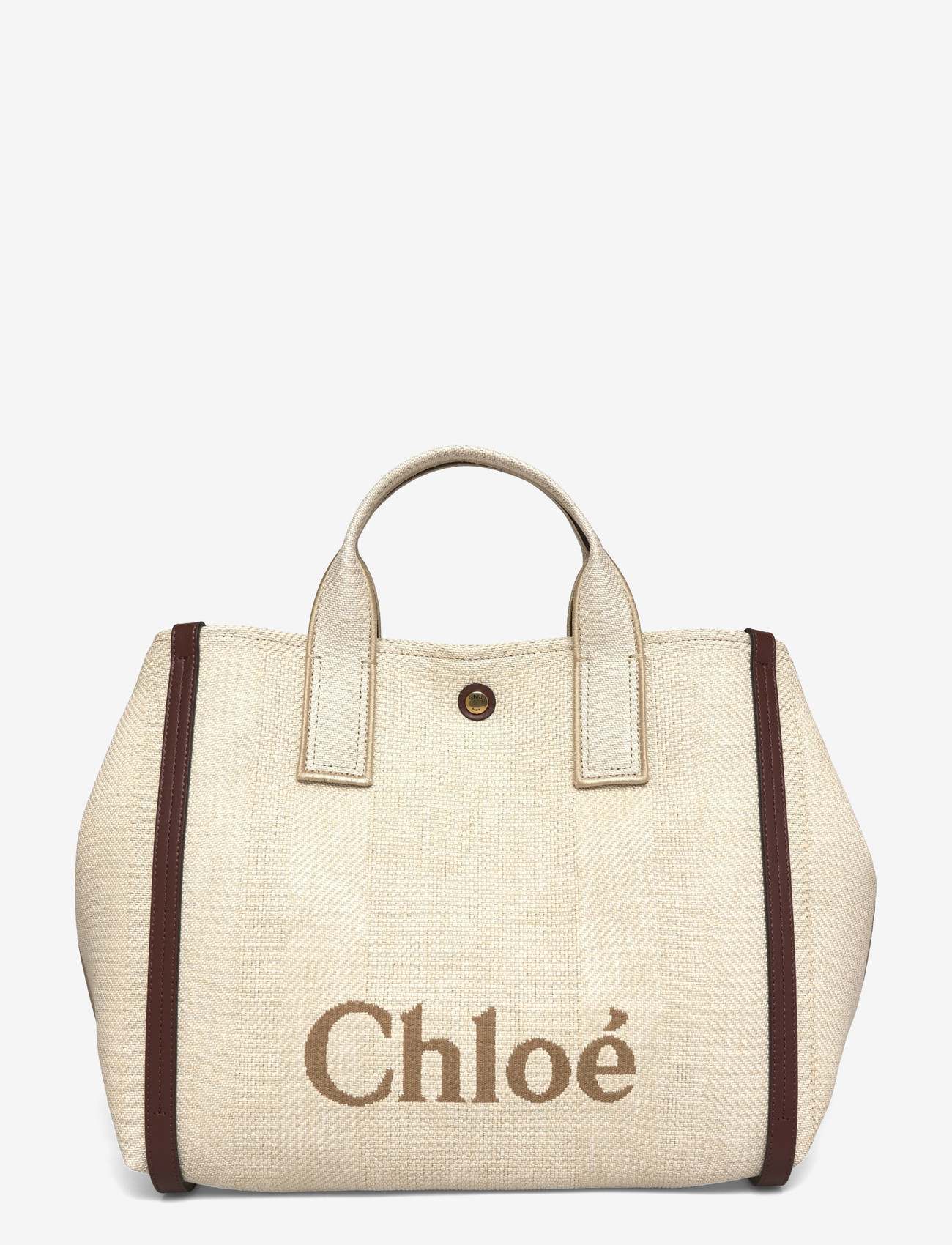 Chloé - Carry Tote Bag - tote bags - beige - 0