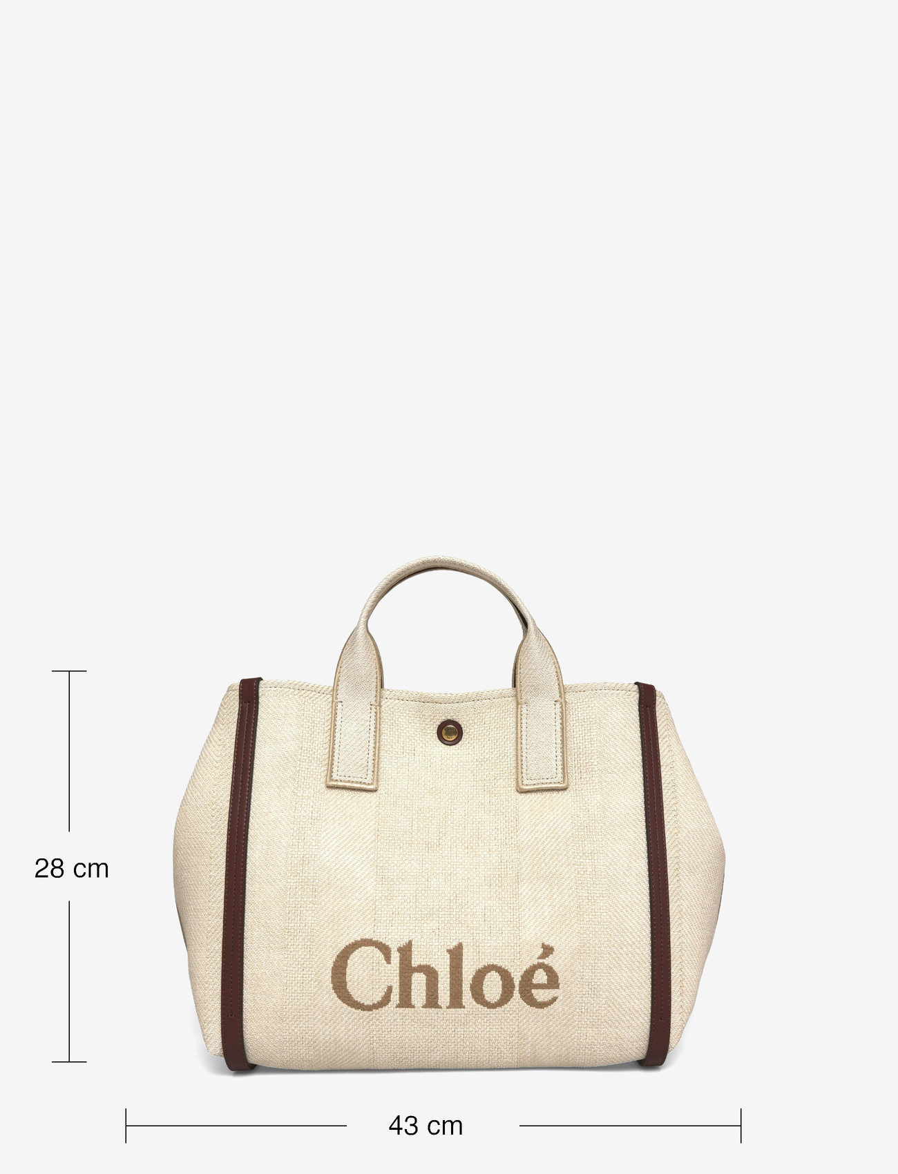 Chloé - Carry Tote Bag - tote bags - beige - 3