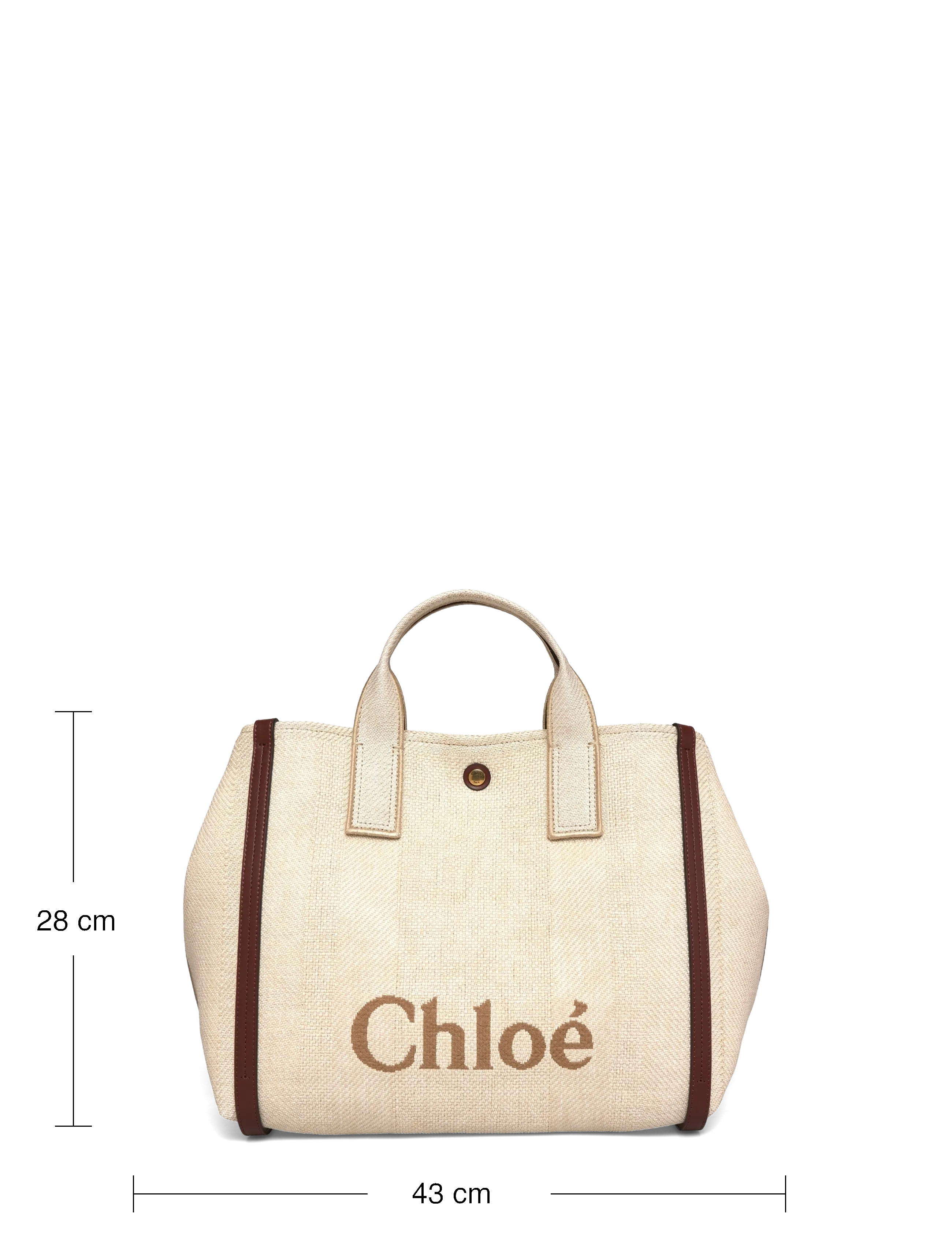 Chloé - Carry Tote Bag - tote bags - beige - 3