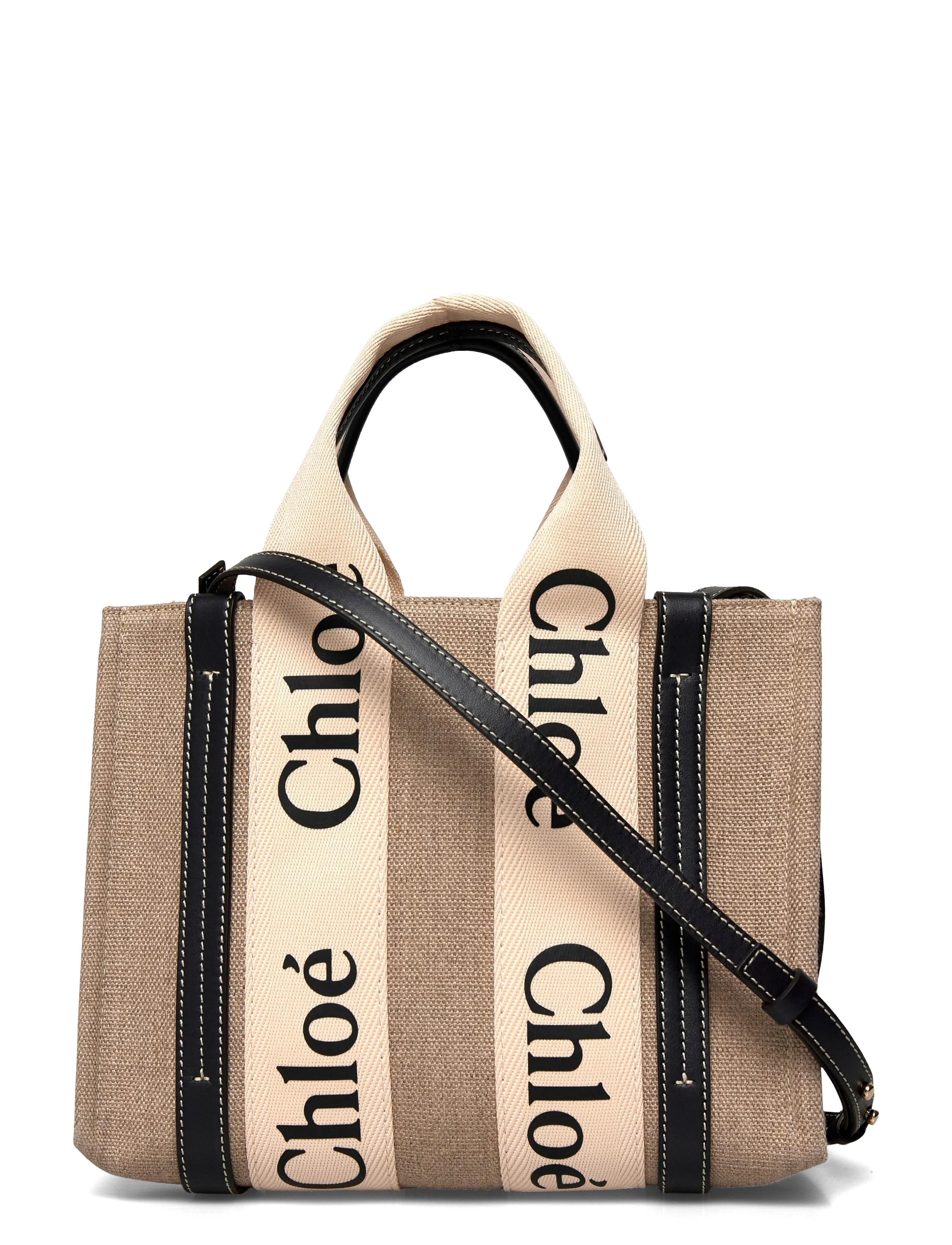 Chloé Woody Tote Bag, One Size, Beige, Tasker > Totes, Dame