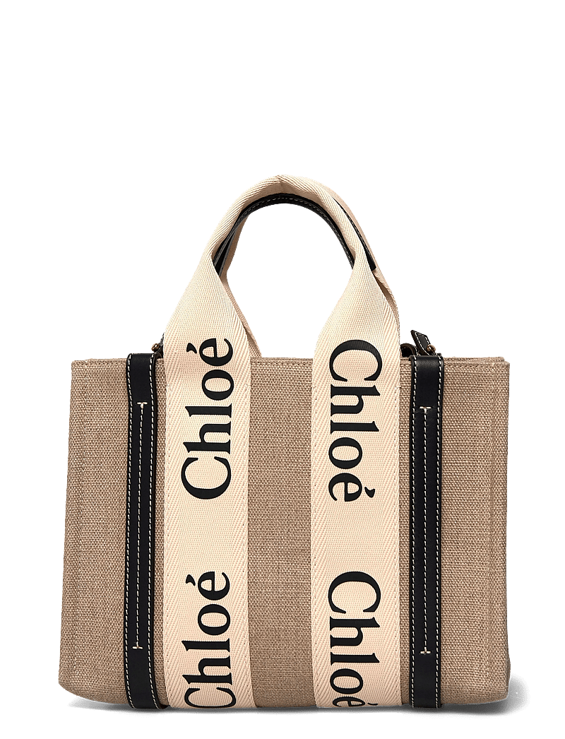Chloé - Woody Tote Bag - tote bags - beige - 1