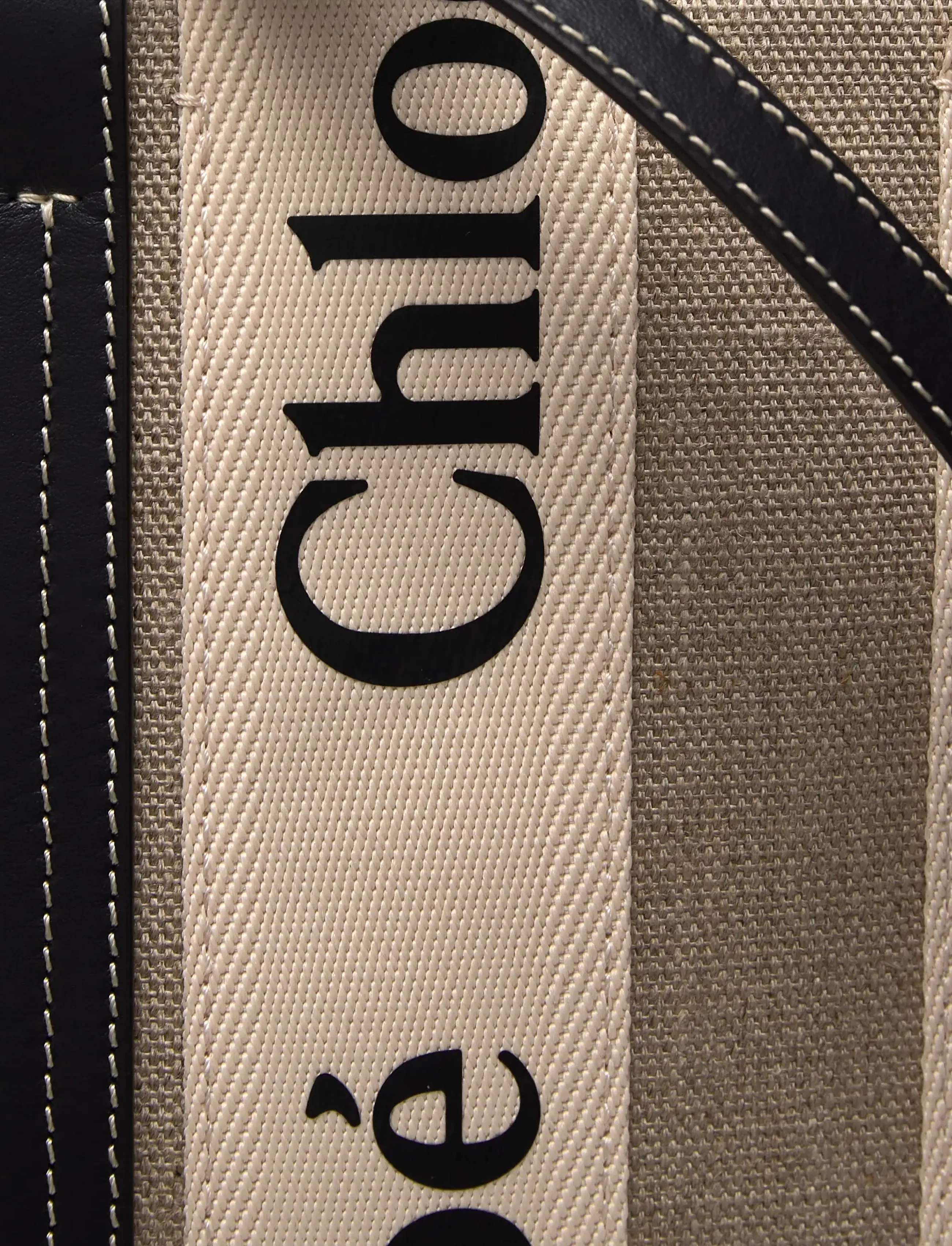Chloé - Woody Tote Bag - tote bags - beige - 4