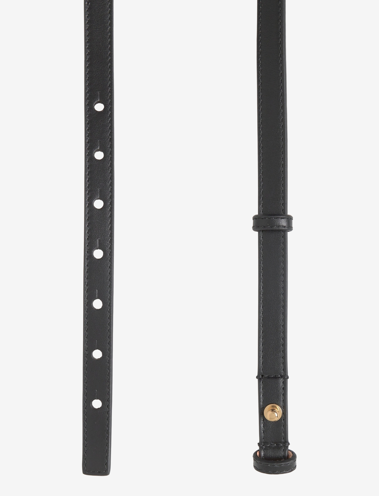 Chloé - Iconic Small Belt - leather belts - black - 1